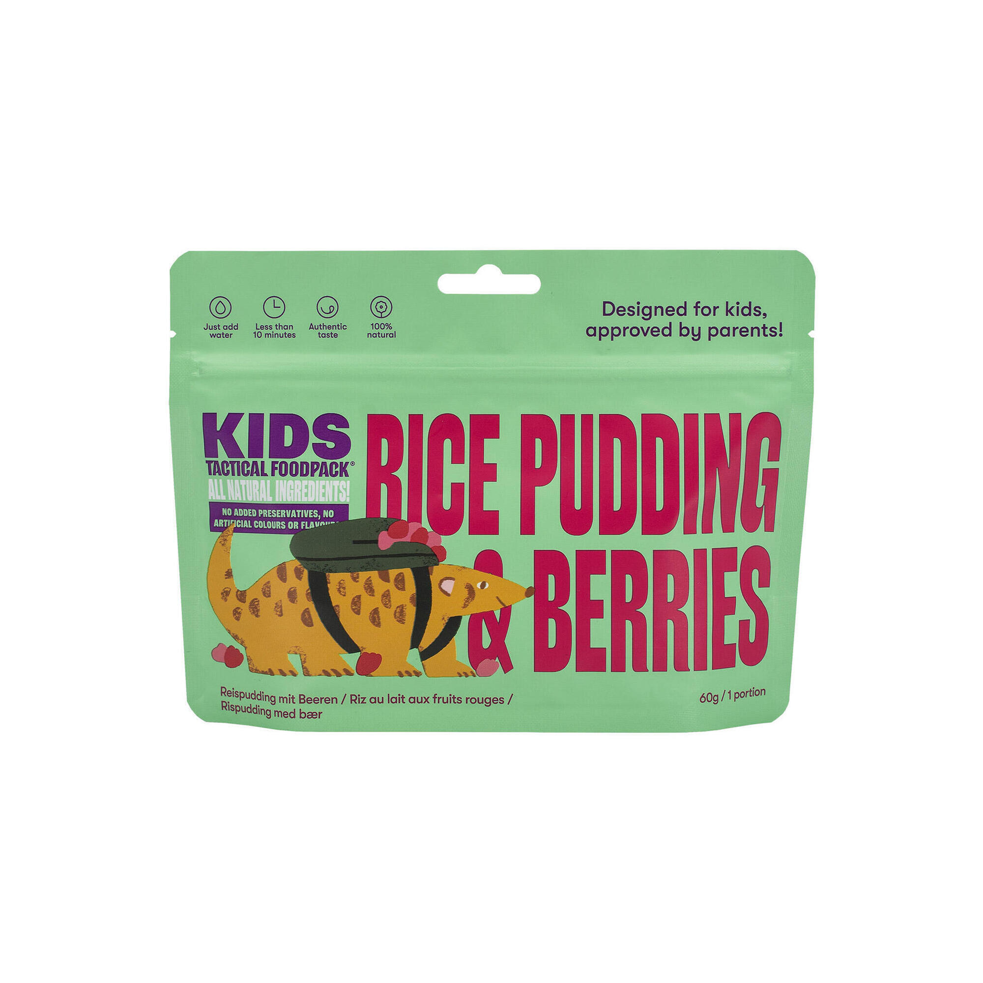 Liofilizat Tactical Foodpack Kids Ryżowy pudding z malinami 200 g