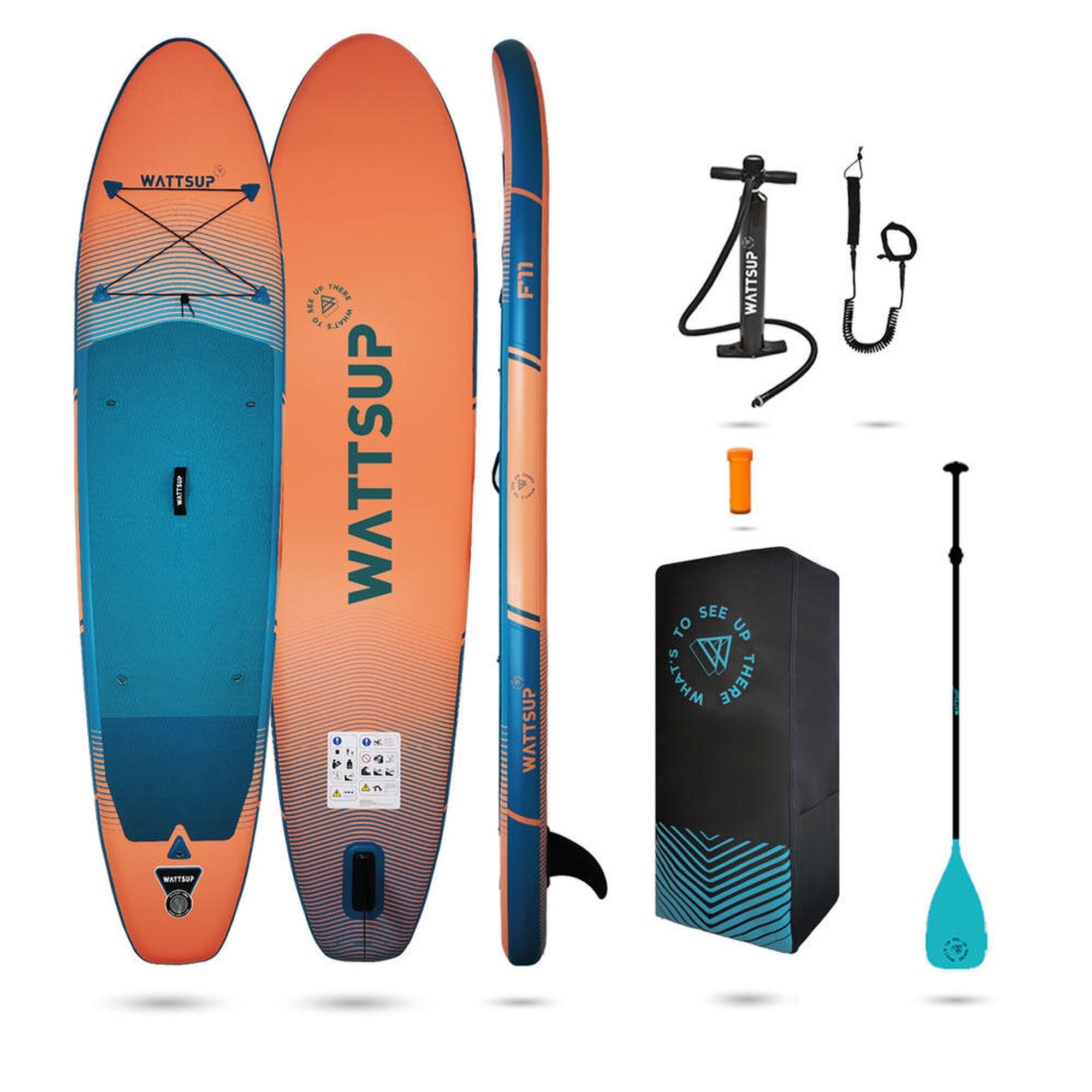 Deska SUP nadmuchiwana First F11 Dropstitch 335x81x15cm 11'x32"x6”