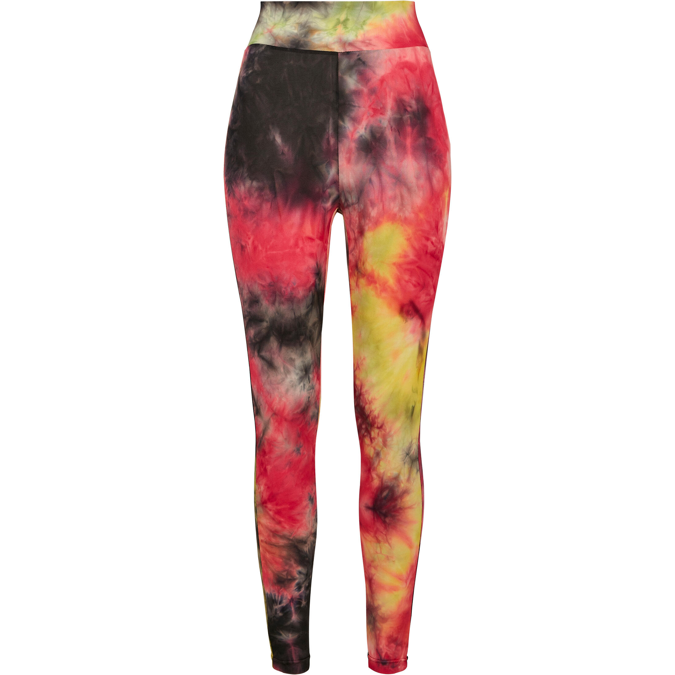 Damskie legginsy Urban Classics tie dye high waist