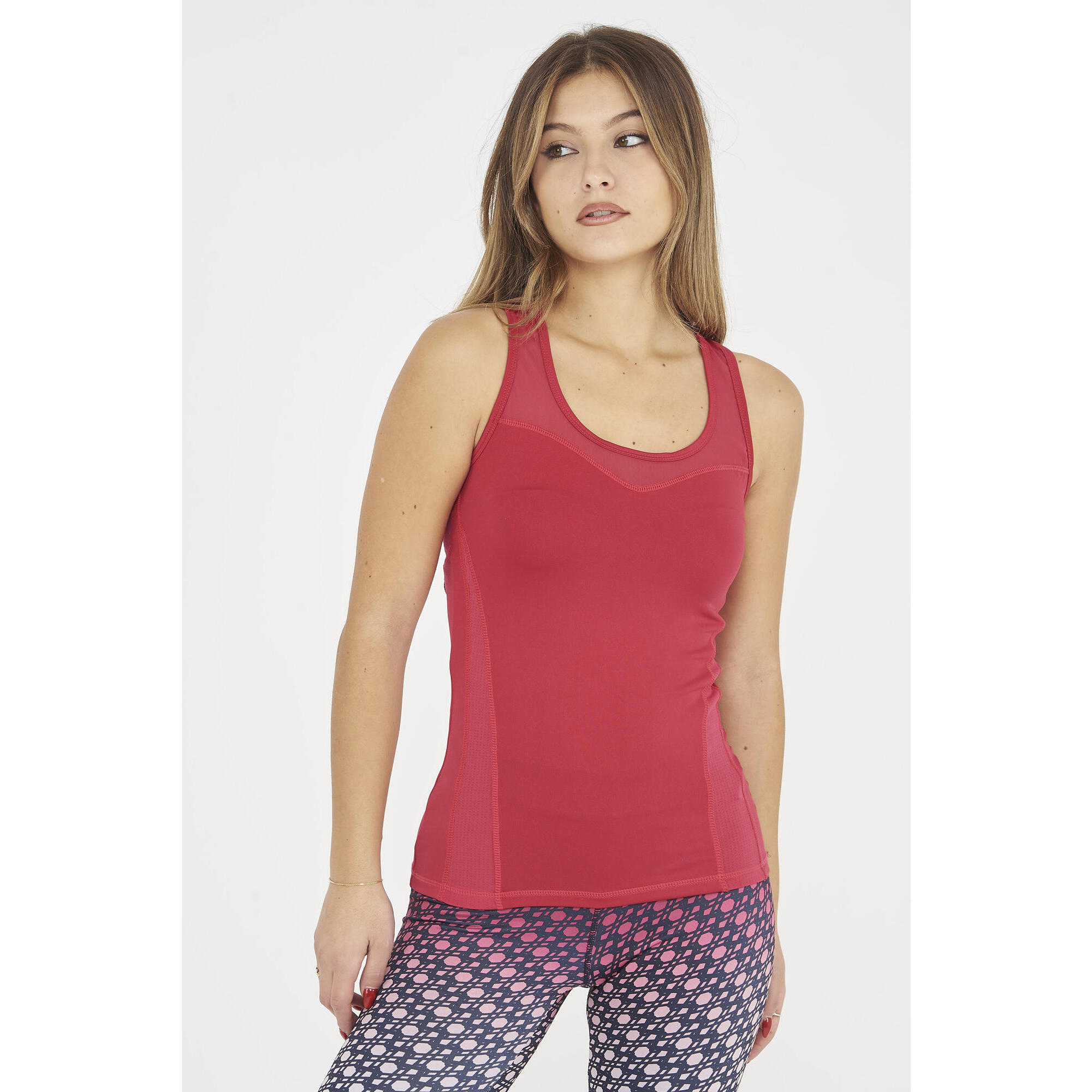 Top fitness damski ZERL amarena