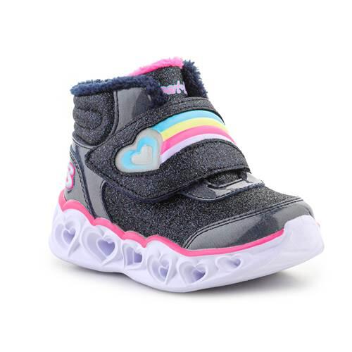 Buty do chodzenia niemowlęce Skechers Rainbow Nvy pnk