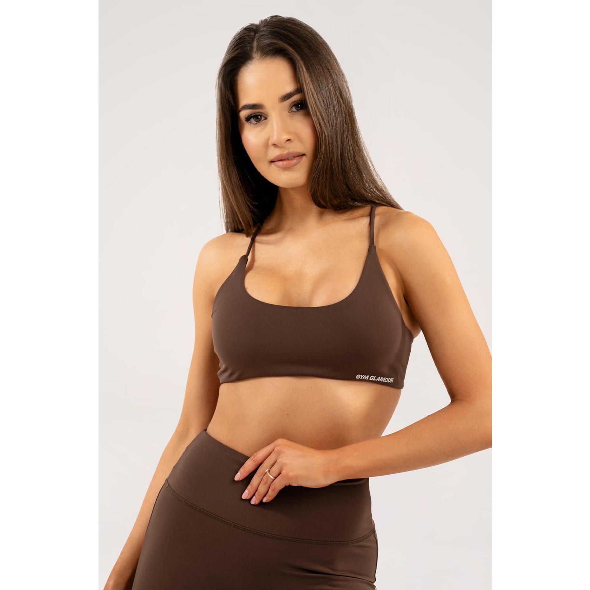 Stanik fitness cardio damski Gym Glamour open back