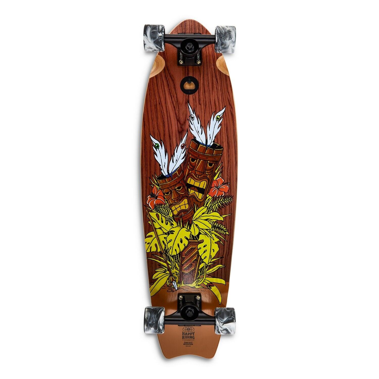 Cruiser Mid Fishtail Tiki Totem 33"
