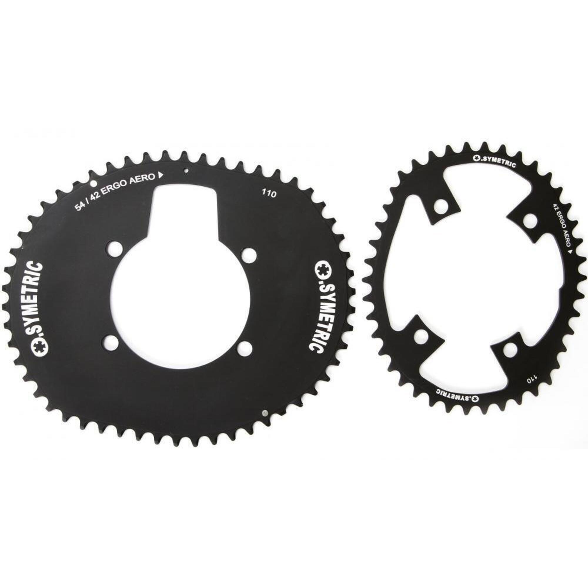 Zębatka rowerowa O.symetric Ergo Aerosym 58/44t