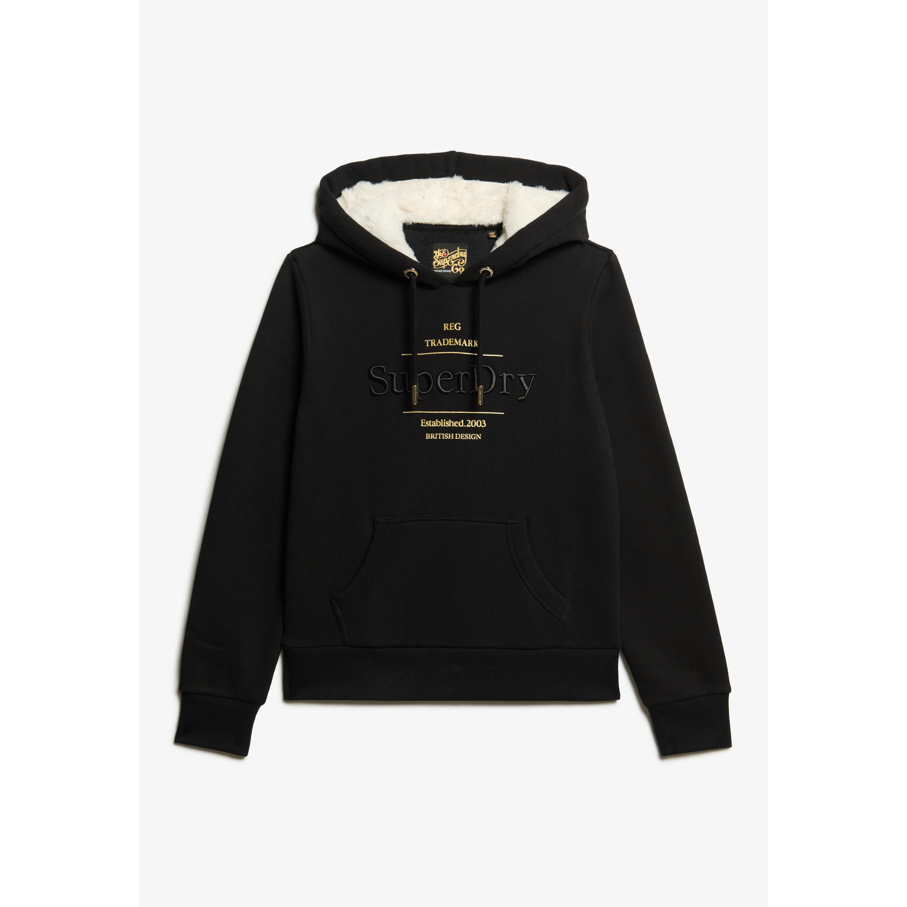 Bluza damska z kapturem Superdry Luxe Metallic Logo