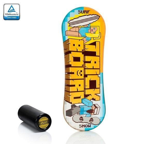 Deska do balansowania TRICKBOARD CLASSIC PIXEL z czarnym wałkiem TÜV