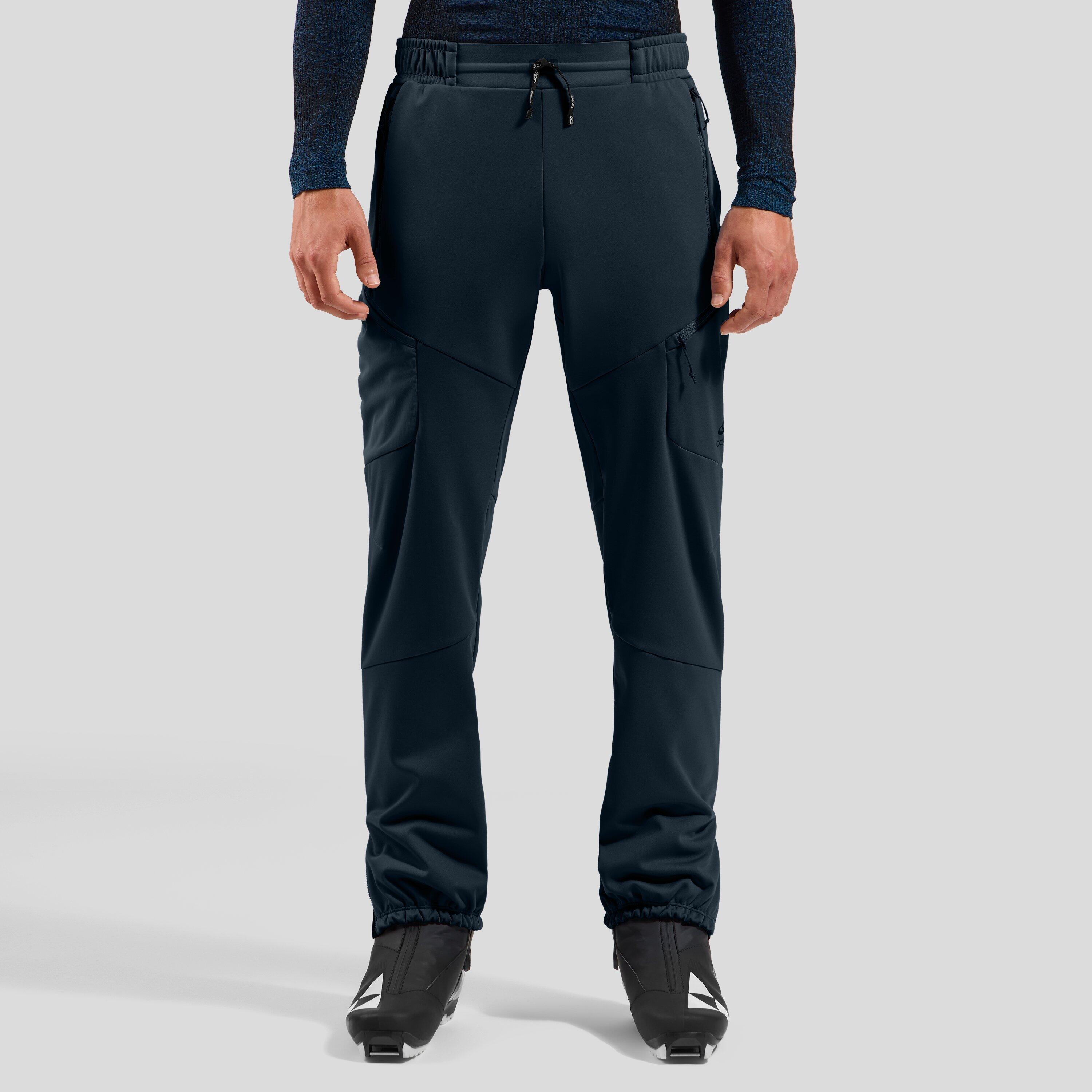 Spodnie męskie Odlo ZEROWEIGHT WINDPROOF X WARM Pants regular length