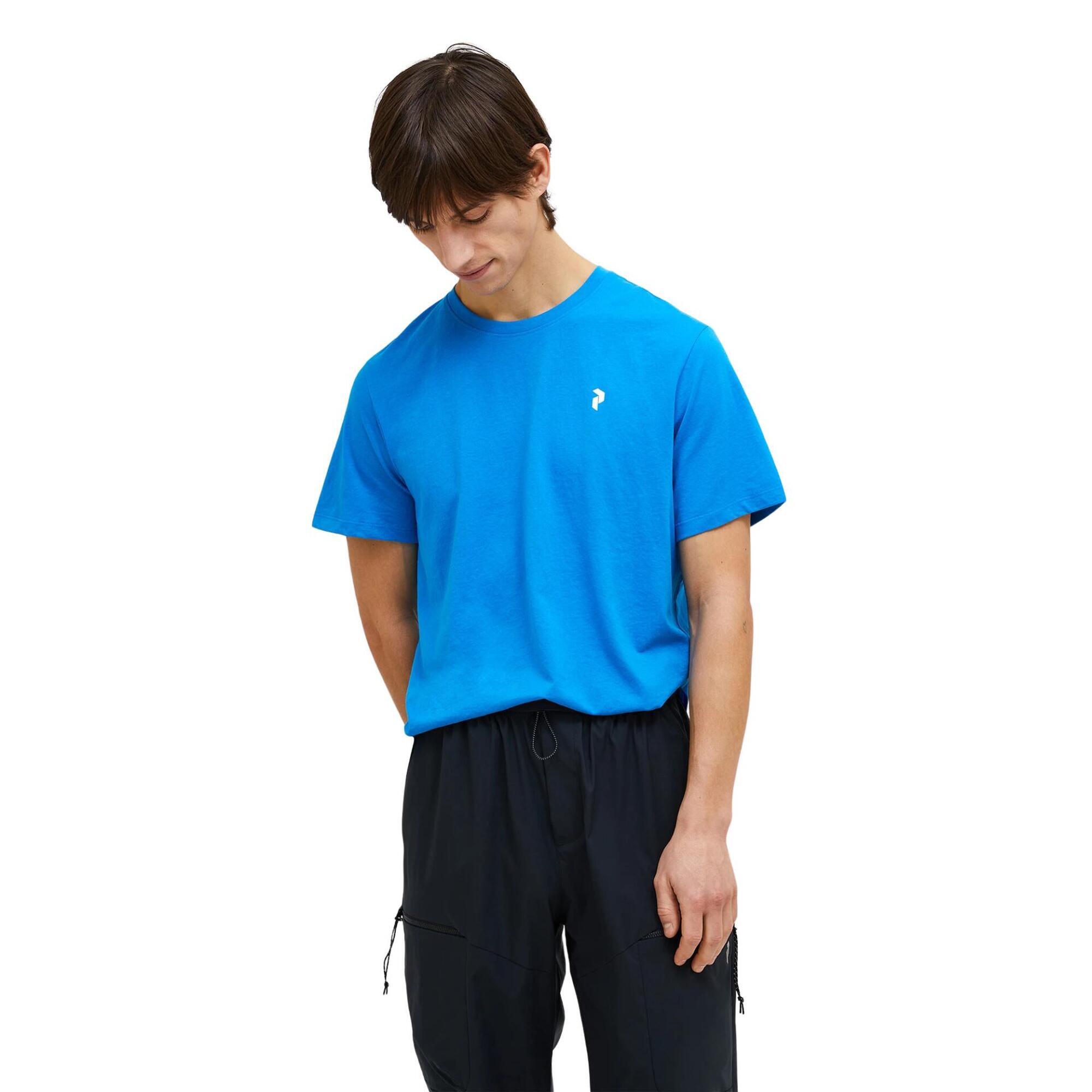 Koszulka Peak Performance męska Explore Graphic Tee niebieska - L