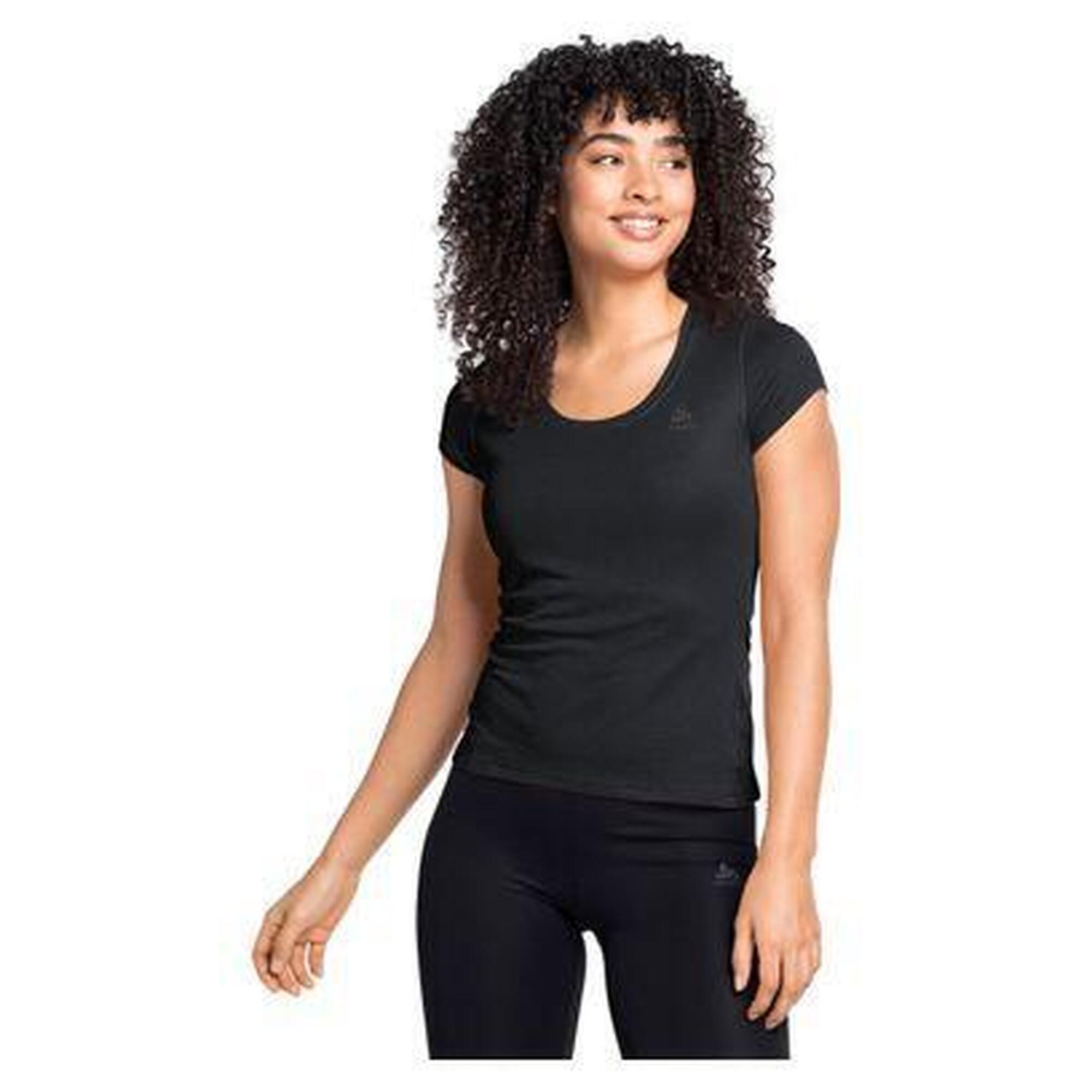 Koszulka damska Odlo BL TOP crew neck s/s ACTIVE F-DRY LIGHT