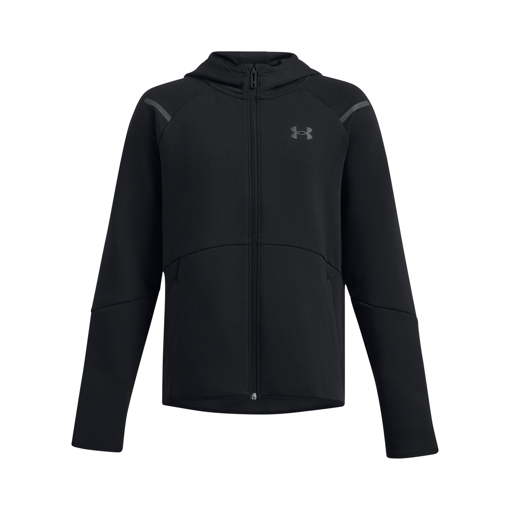 Dziecięca polarowa bluza z kapturem na zamek Under Armour Unstoppable Fleece