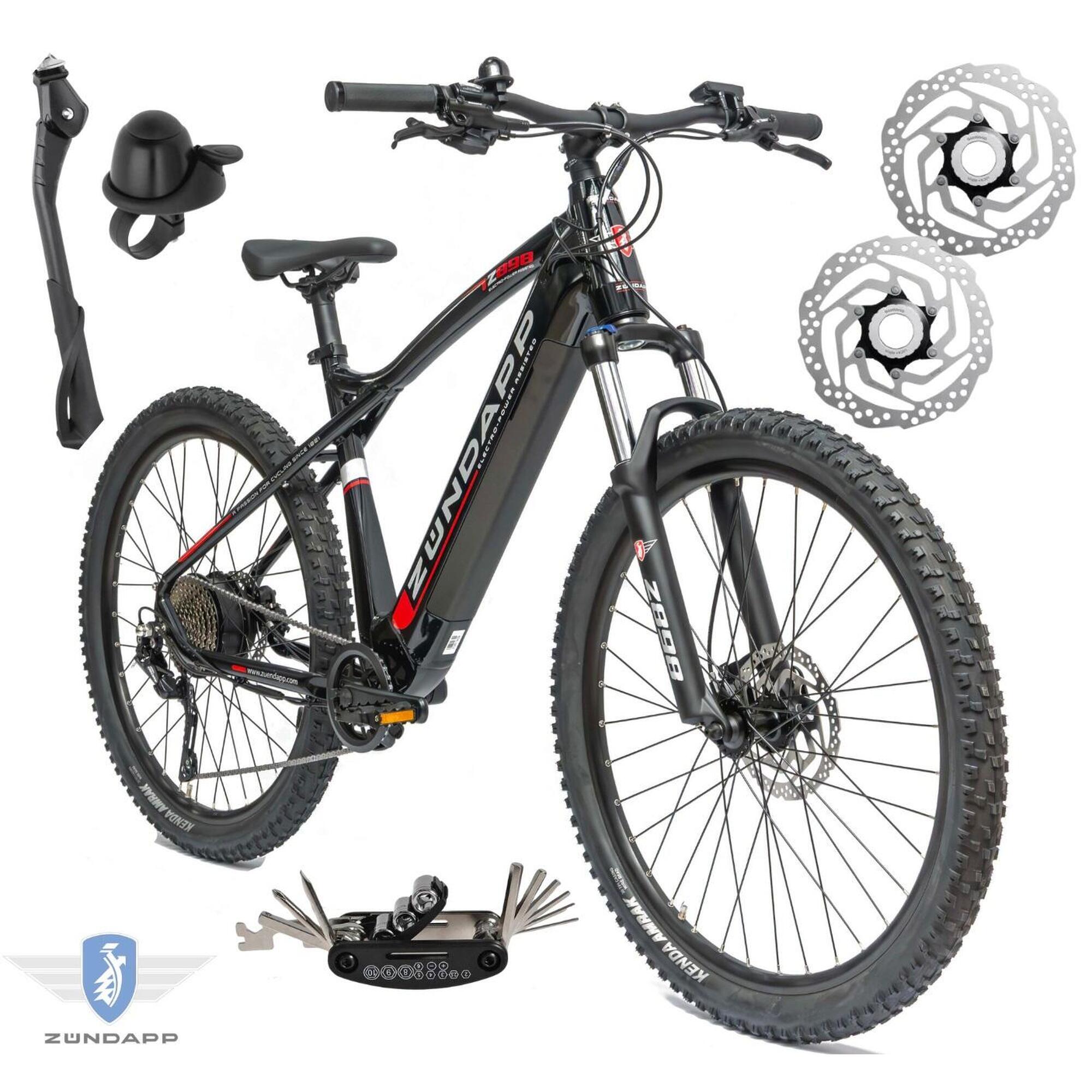 Rower Elektryczny Męski Damski Górski 27,5 SHIMANO Deore LCD Aplikacja 2025