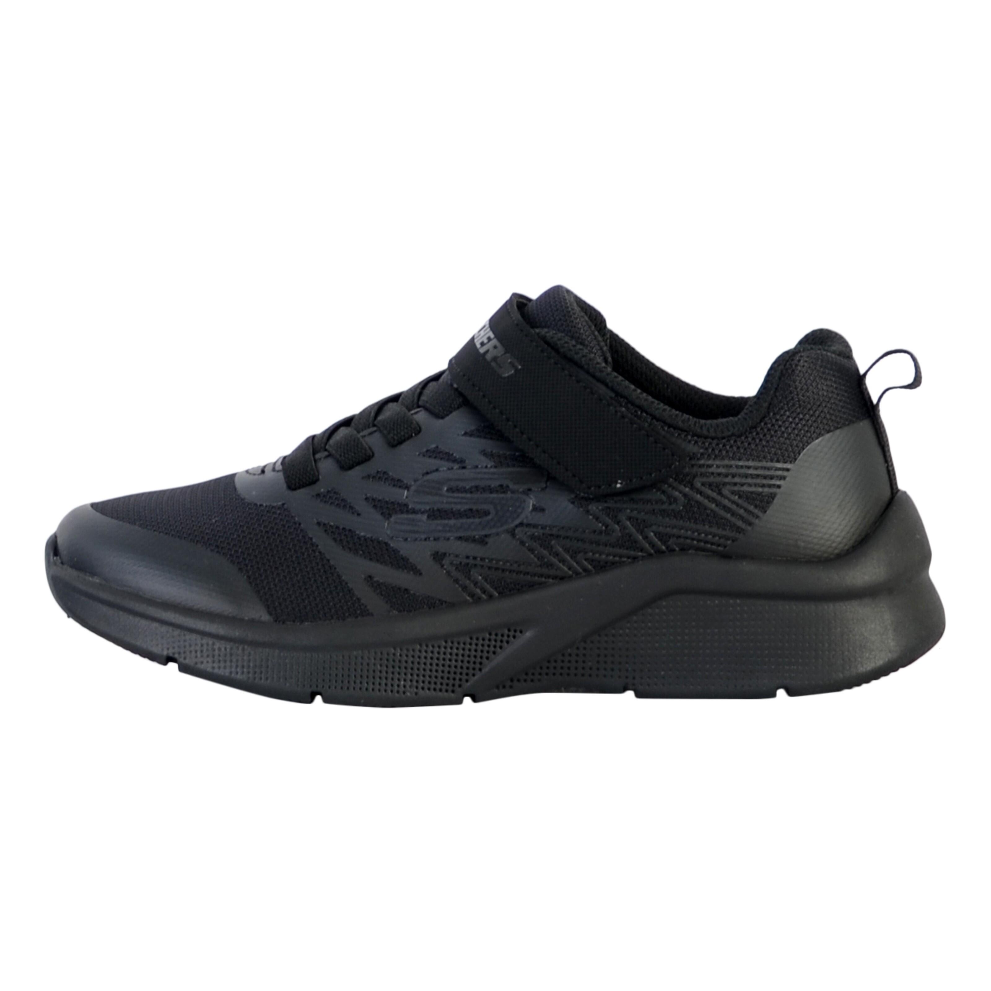BUTY dziecięce SKECHERS sportowe 403770L-BBK czarne na rzepę lekkie 34