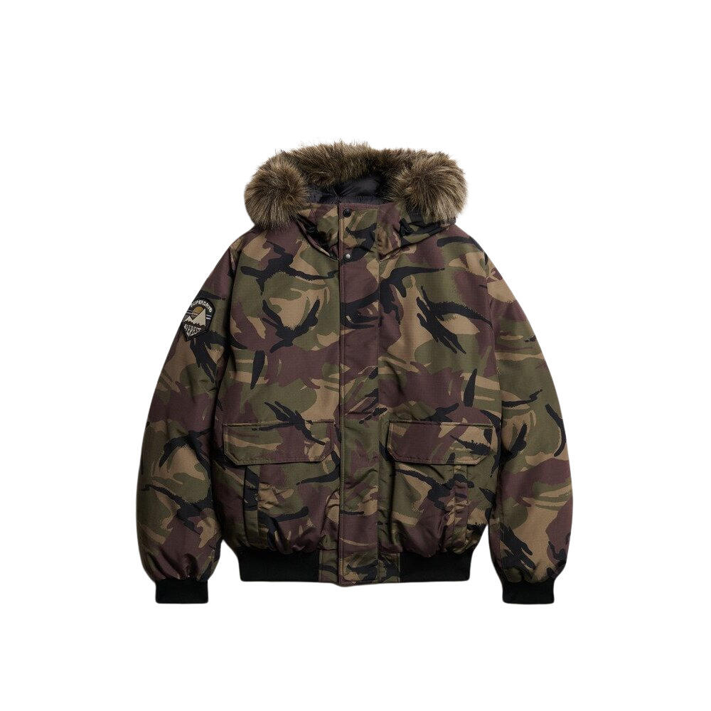 Kurtka bomber z syntetycznym futrem Superdry Everest