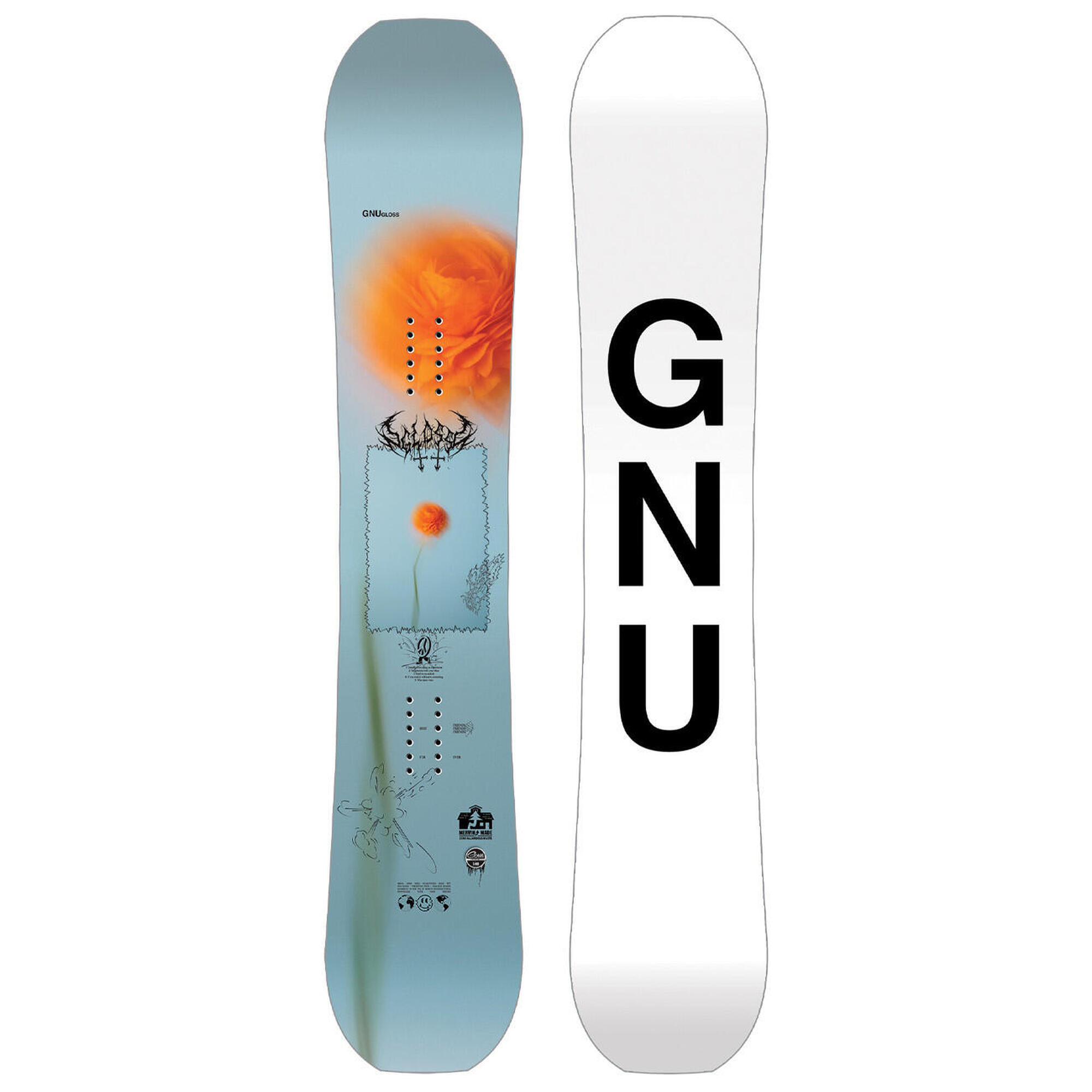 Deska snowboardowa damska Gnu Gloss
