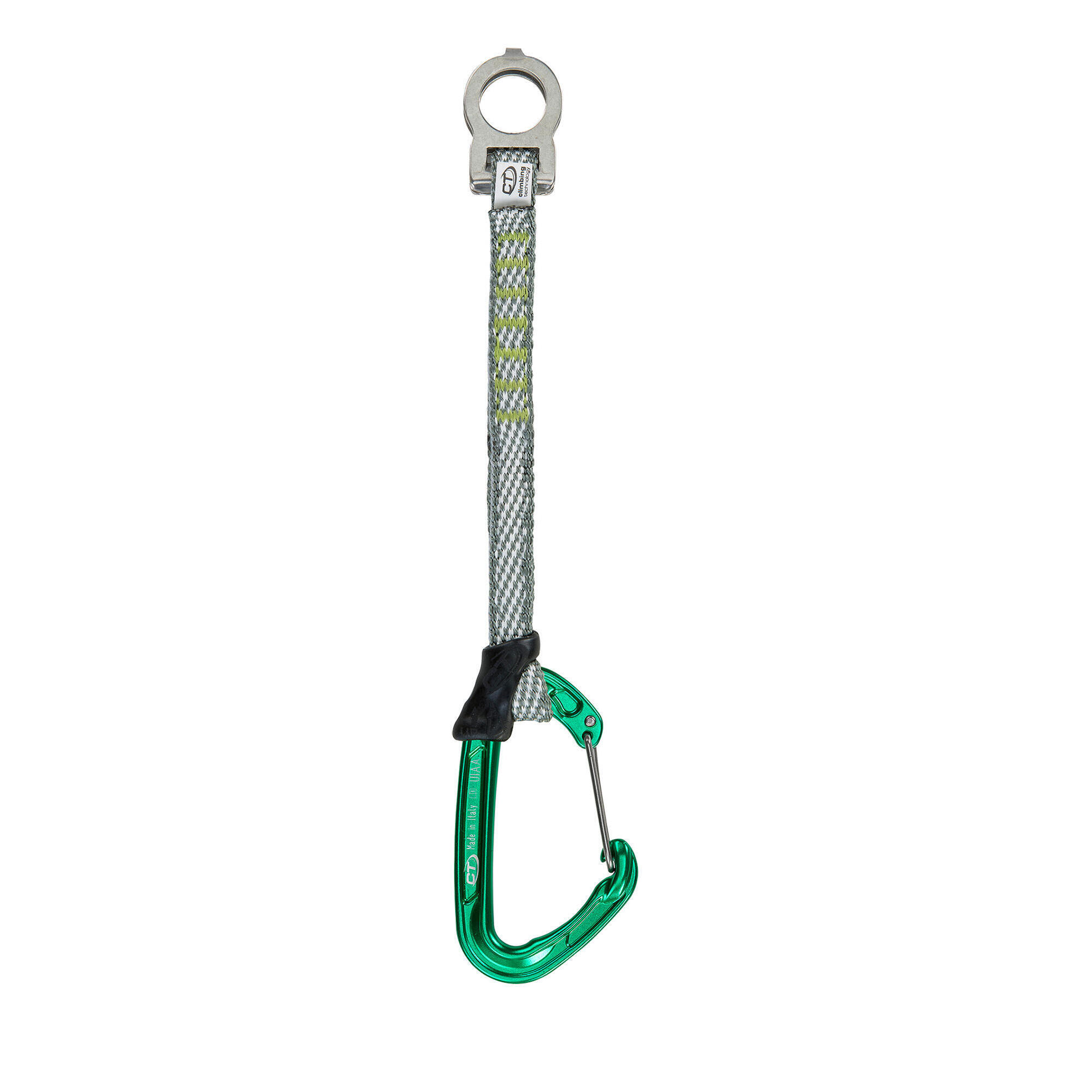 Ekspres wspinaczkowy Climbing Technology Ice Hook 17 cm - green/ green