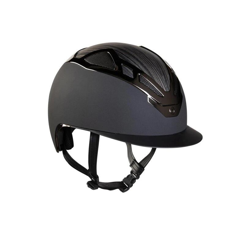 Kask apex wood antracyt matowy