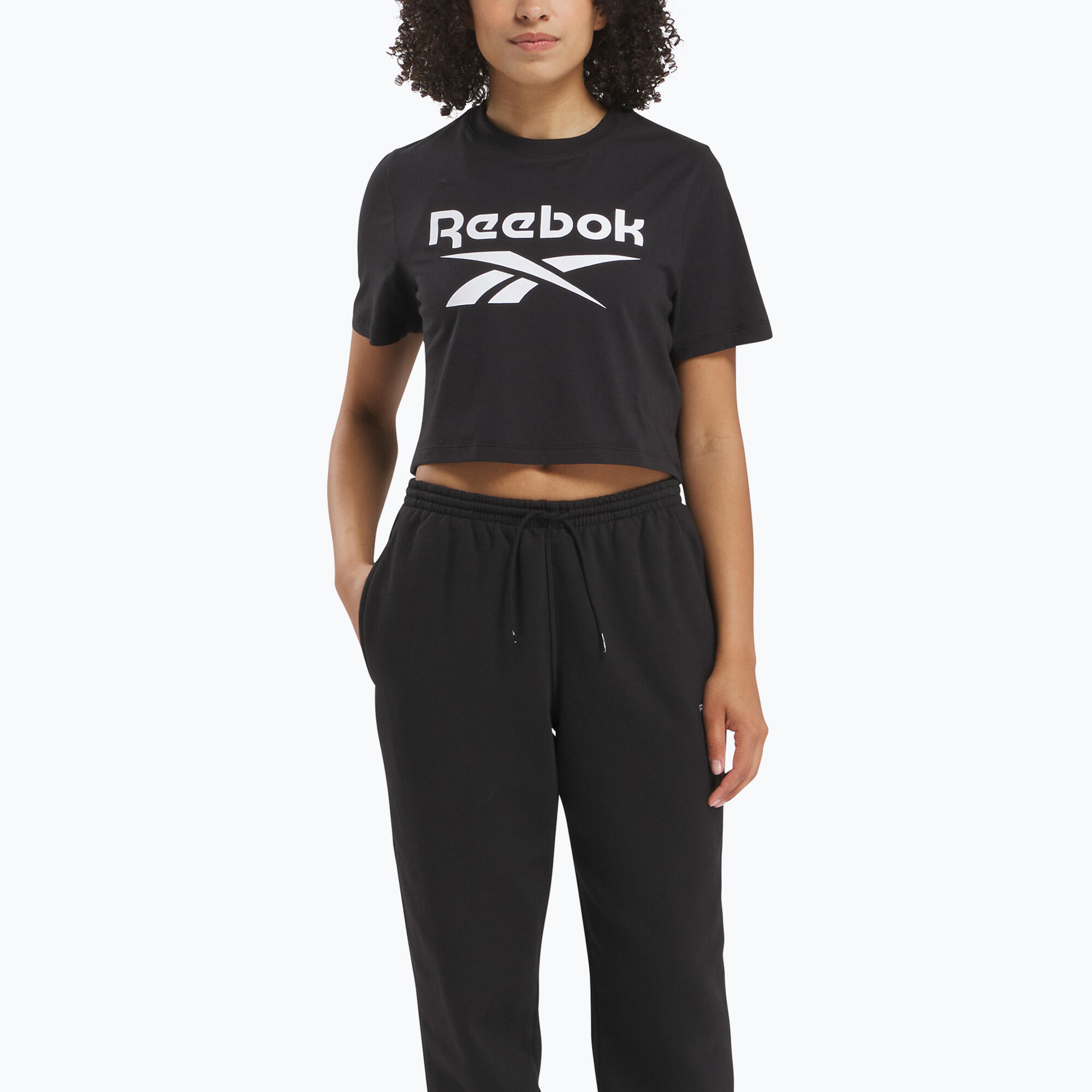 Koszulka Reebok Identity Big Logo Crop Tee