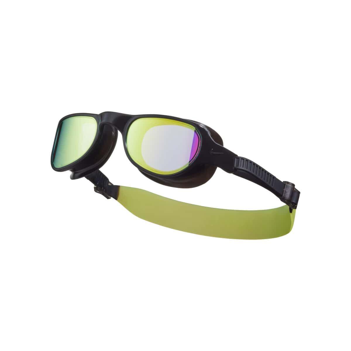 Okulary pływackie Nike Goggles Volt czarno-zielone NESSE125-737 OS