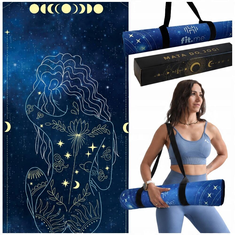 Mata do jogi Premium Woman Moon Fit.me 4mm kauczuk