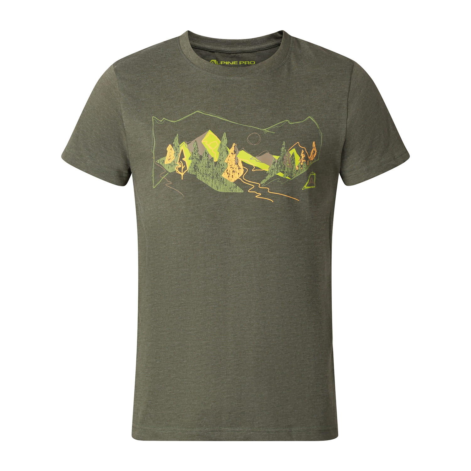 Koszulka męska bawełniana Alpine Pro Bolen