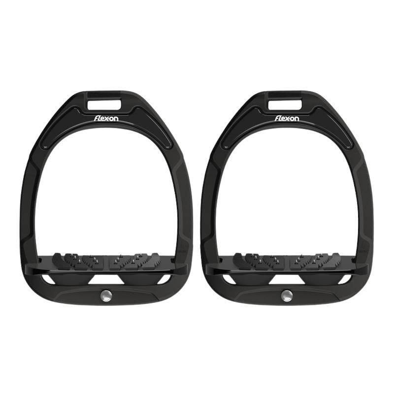 Strzemiona jeździeckie Green Composite z nachyleniem ultra grip Flex-On