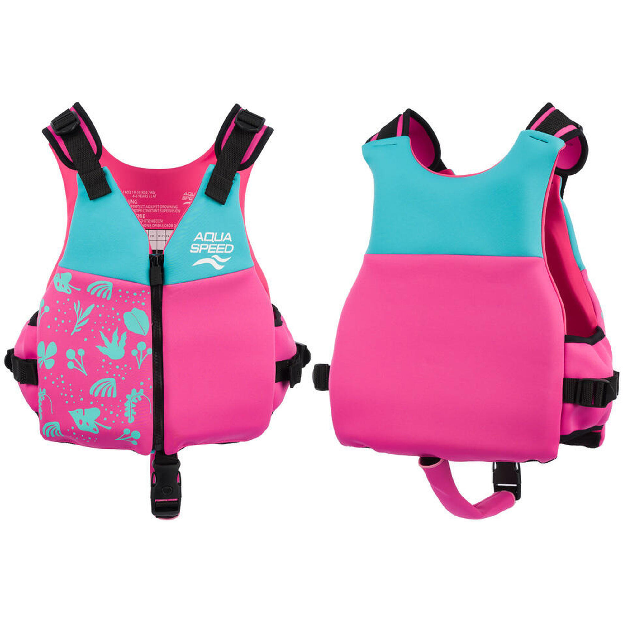 Kamizelka dziecięca do pływania na basen asekuracyjna piankowa AQUA SPEED