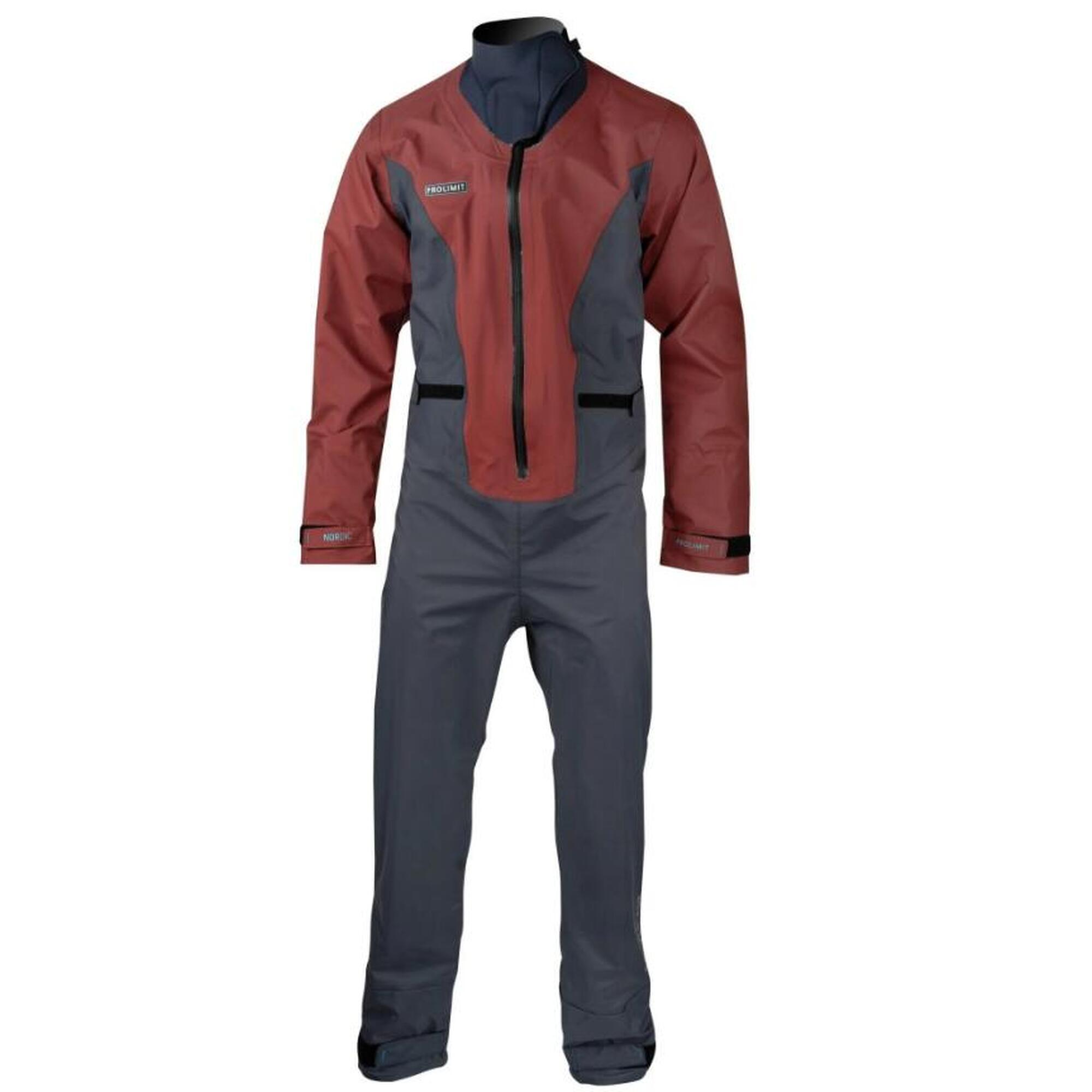 Kombinezon męski Prolimit Nordic SUP bezszwowy Steel Blue/Burgundy