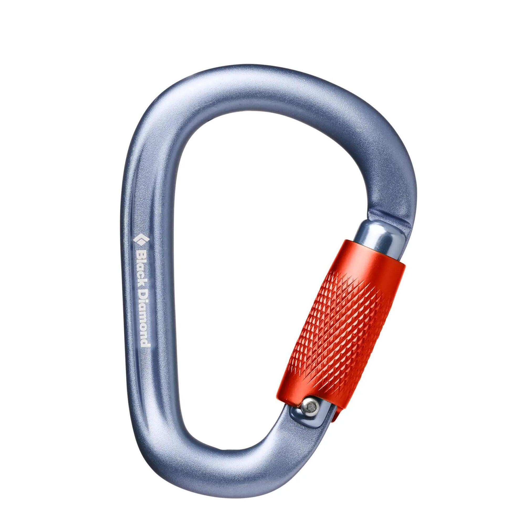 Karabinek wspinaczkowy Black Diamond Pearlock Twistlock Carabiner - gray
