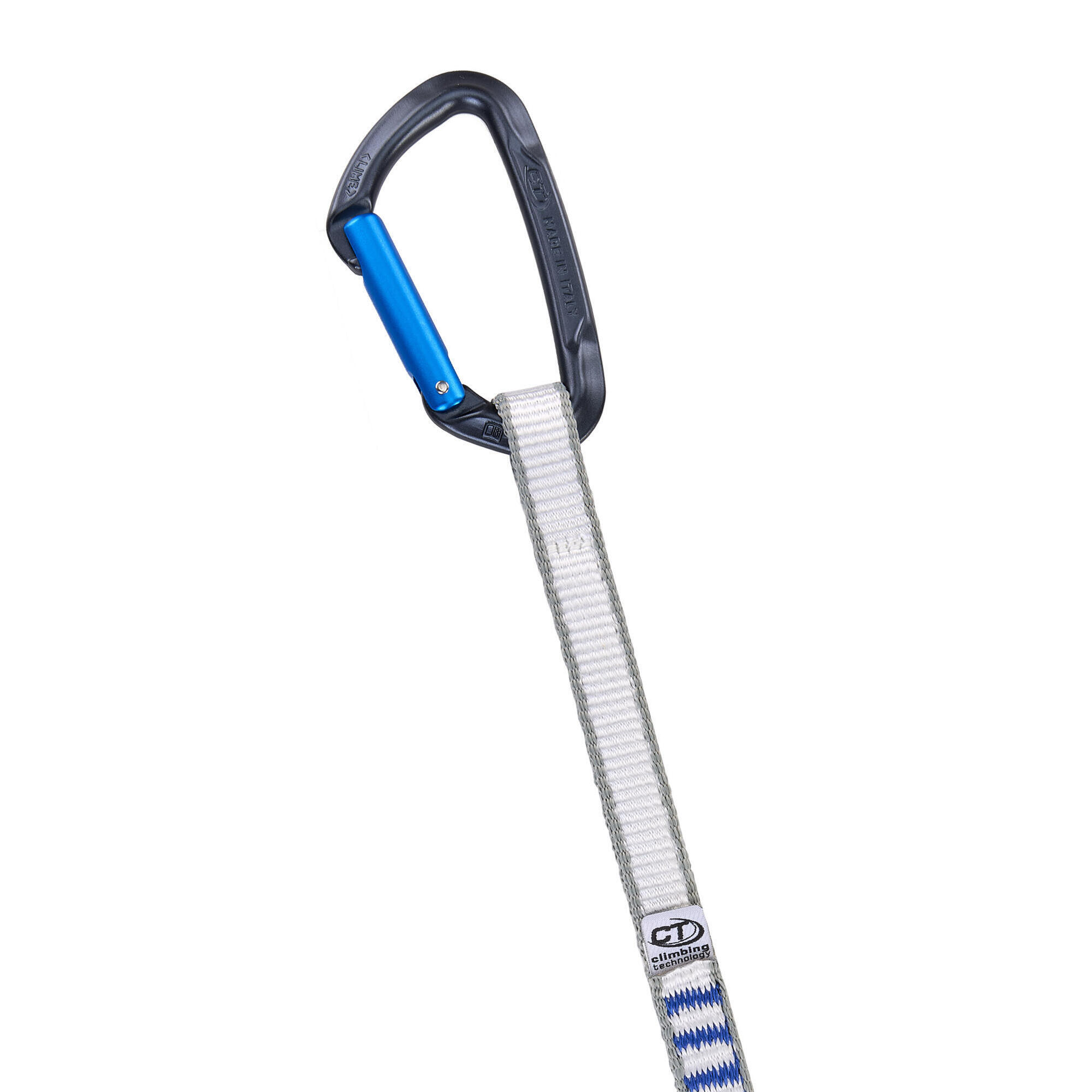 Ekspres wspinaczkowy Climbing Technology Lime B Set NY 22 cm - anthracite/blue