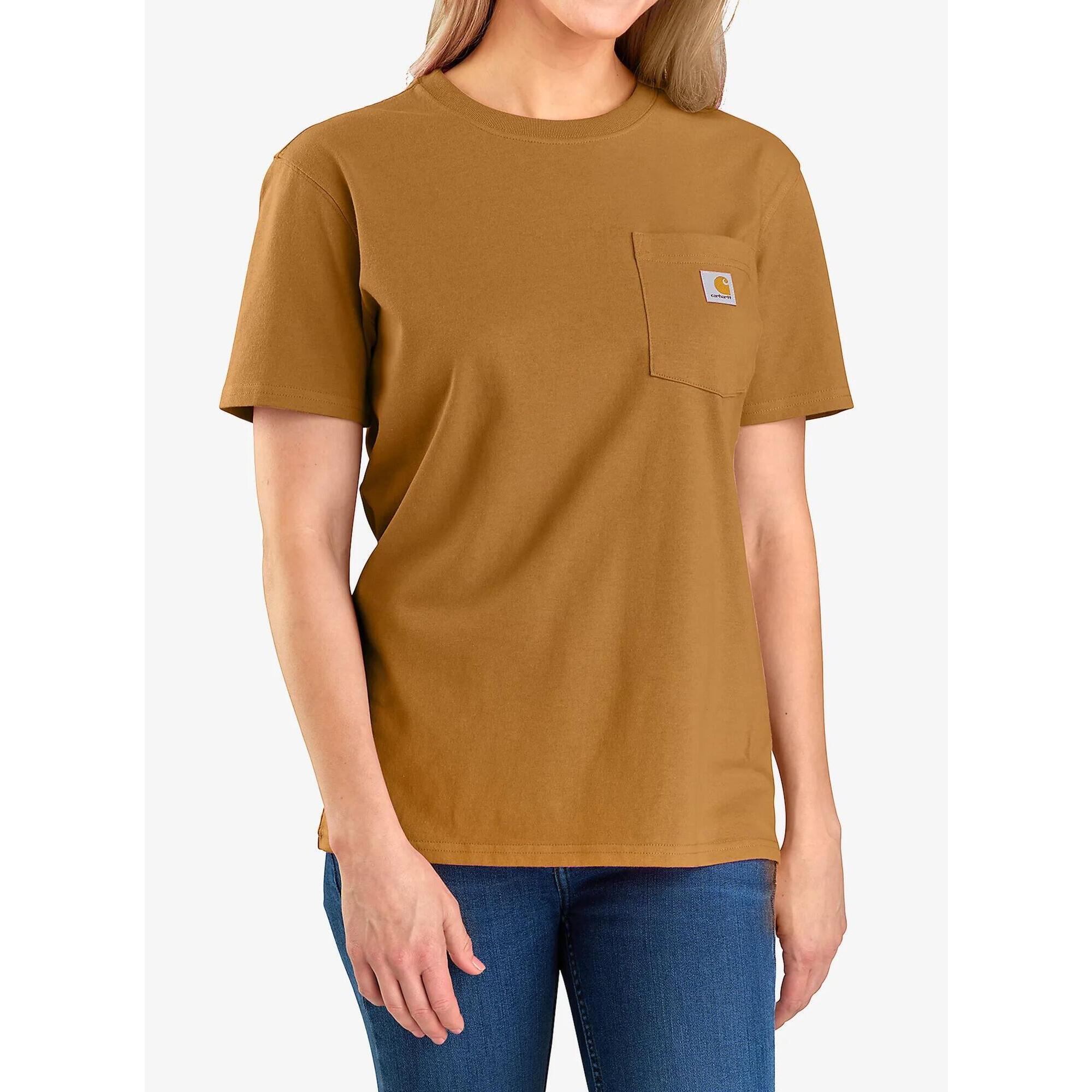 Koszulka bawełniana damska Carhartt Workwear Pocket S/S T-Shirt