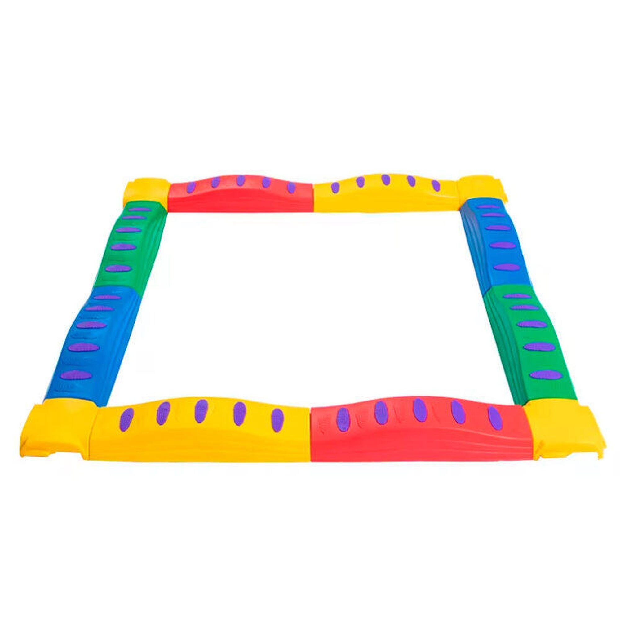 Ścieżka sensoryczna Bicolor kwadratowa - 12 elementów