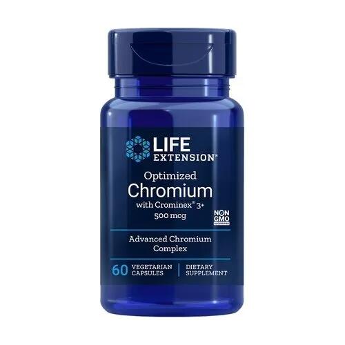 Chrom z Crominex 3+ 500µg Life extension 60 vkaps