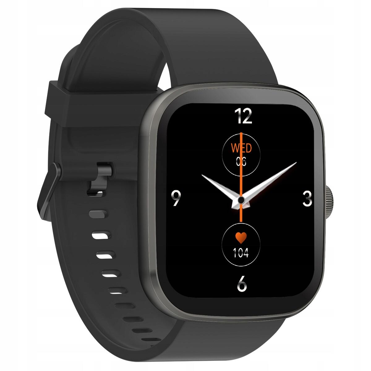 Smartwatch zegarek sportowy IMIKI Frame 2 Lite Black