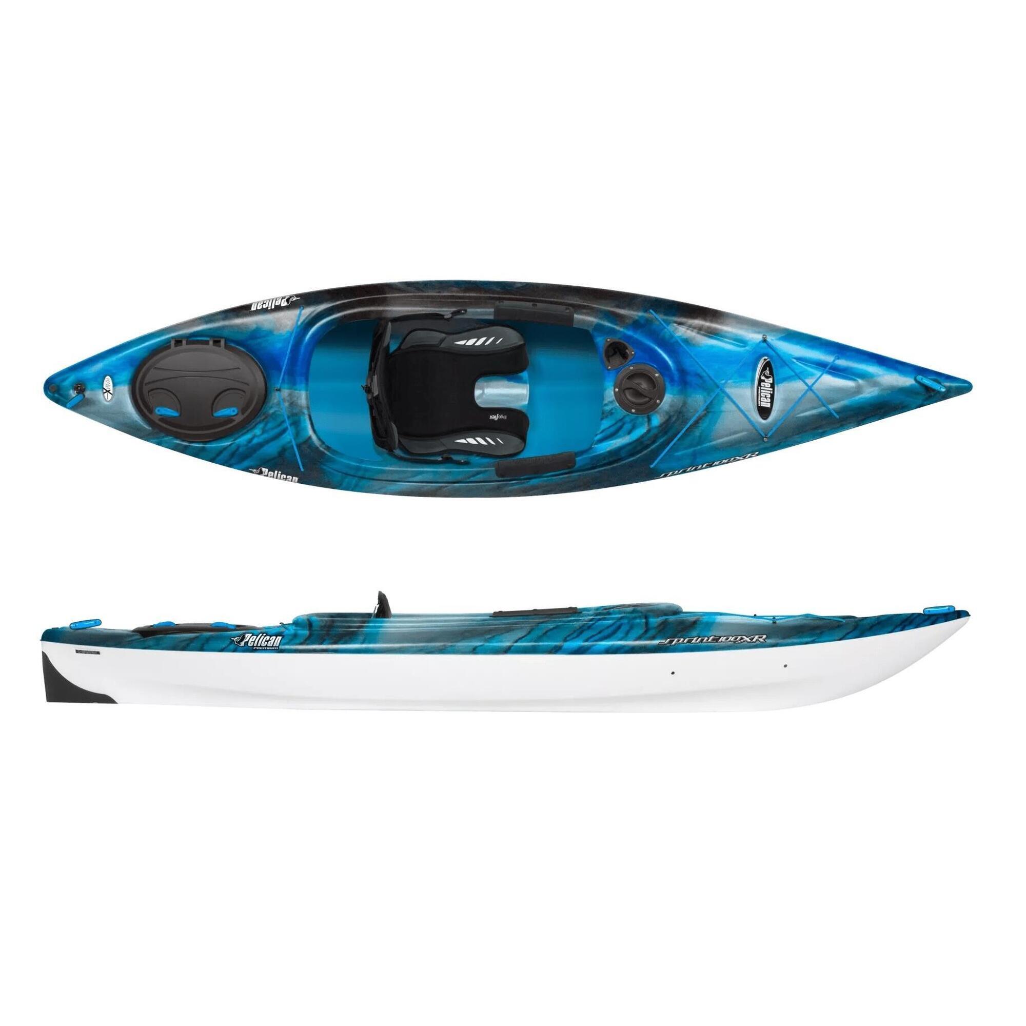 Kajak jednoosobowy turstyczny do pływania Pelican Sprint 100XR