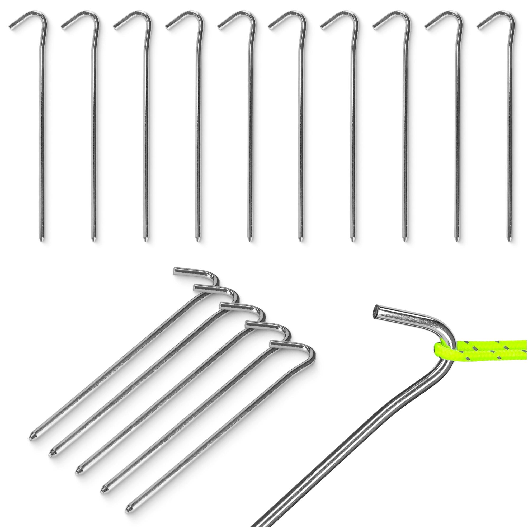 Śledzie stalowe do namiotu 10 szt.