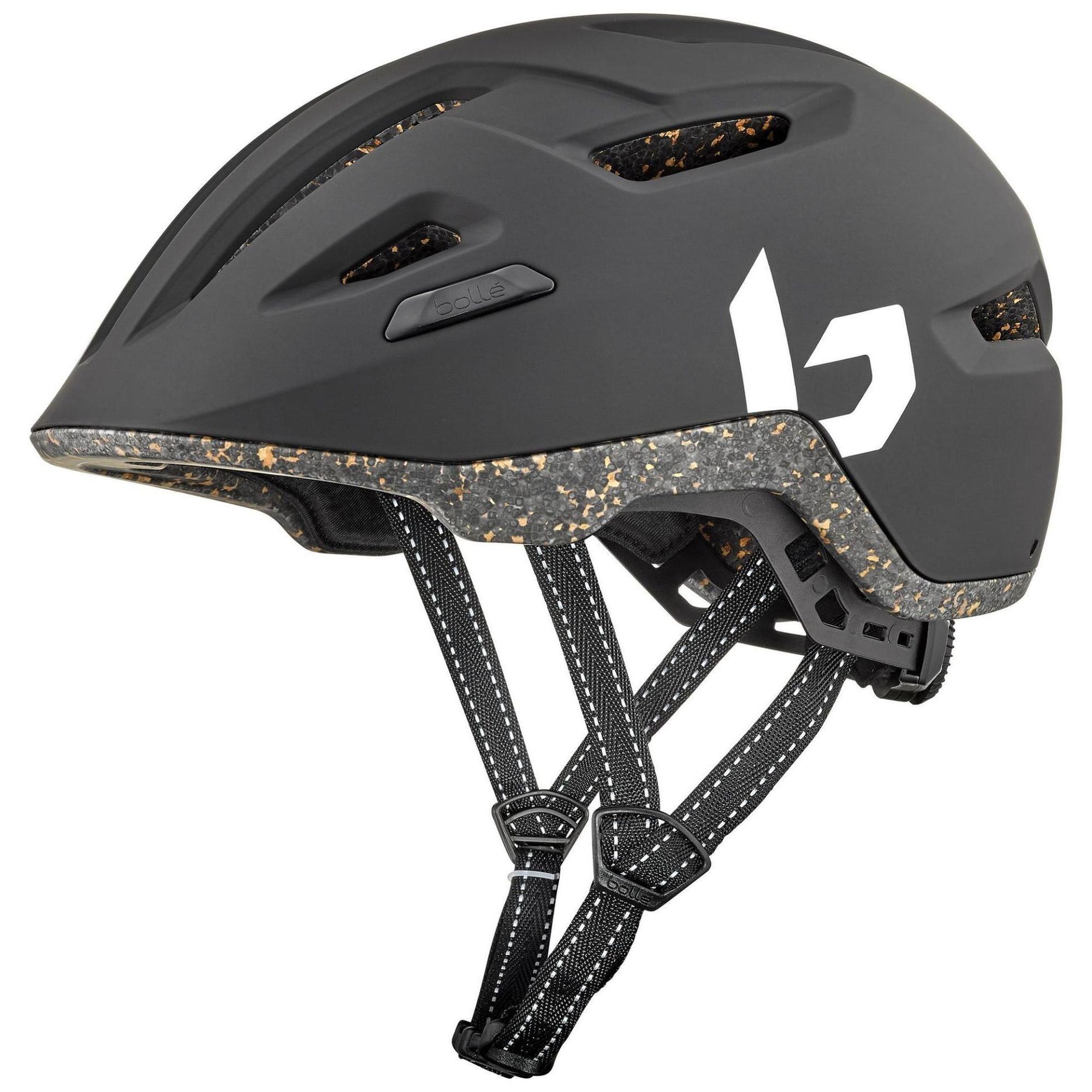Kask rowerowy miejski „Eco Stance”, czarny matowy