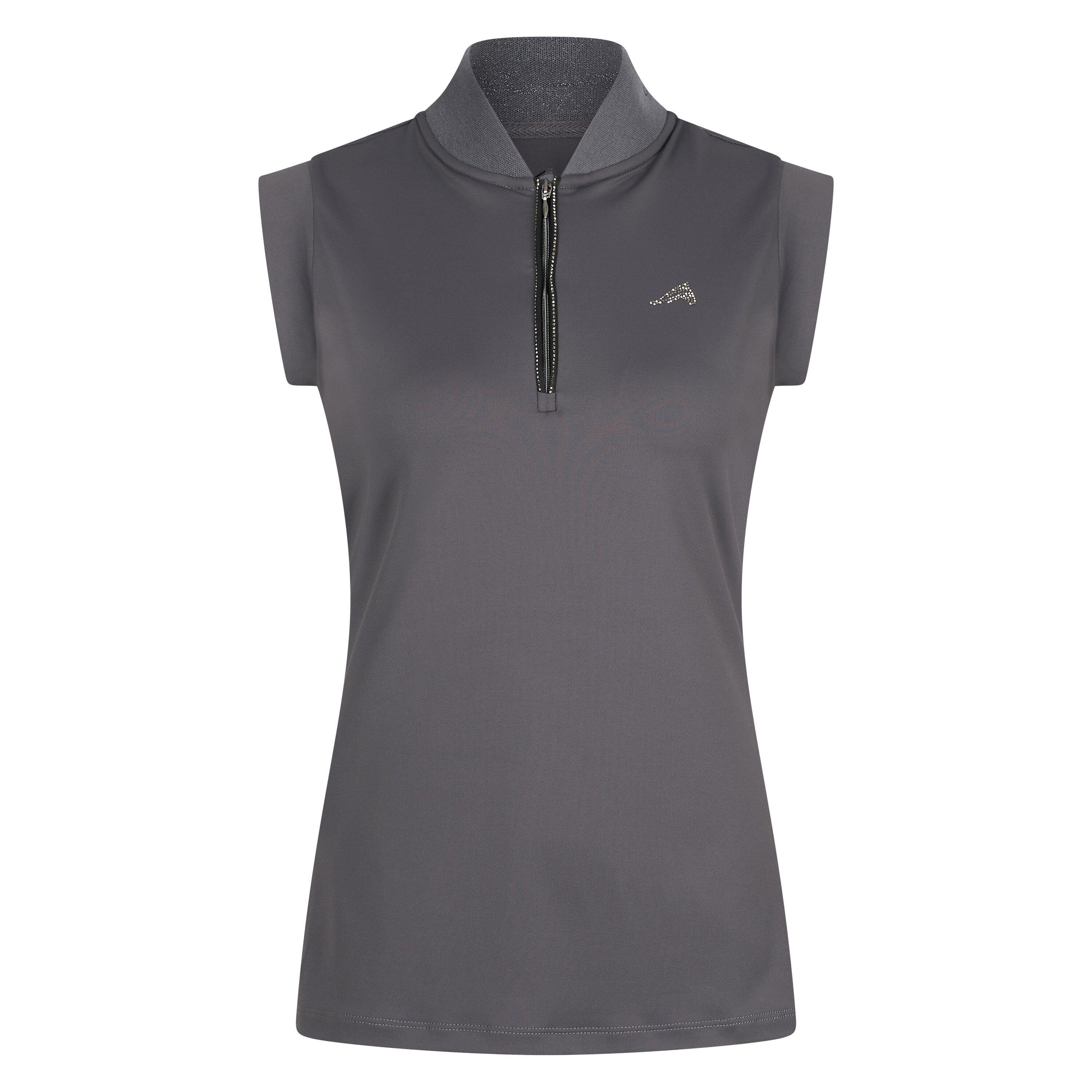 Damska koszulka jeździecka bez rękawów z zamkiem błyskawicznym Euro-Star Ramona