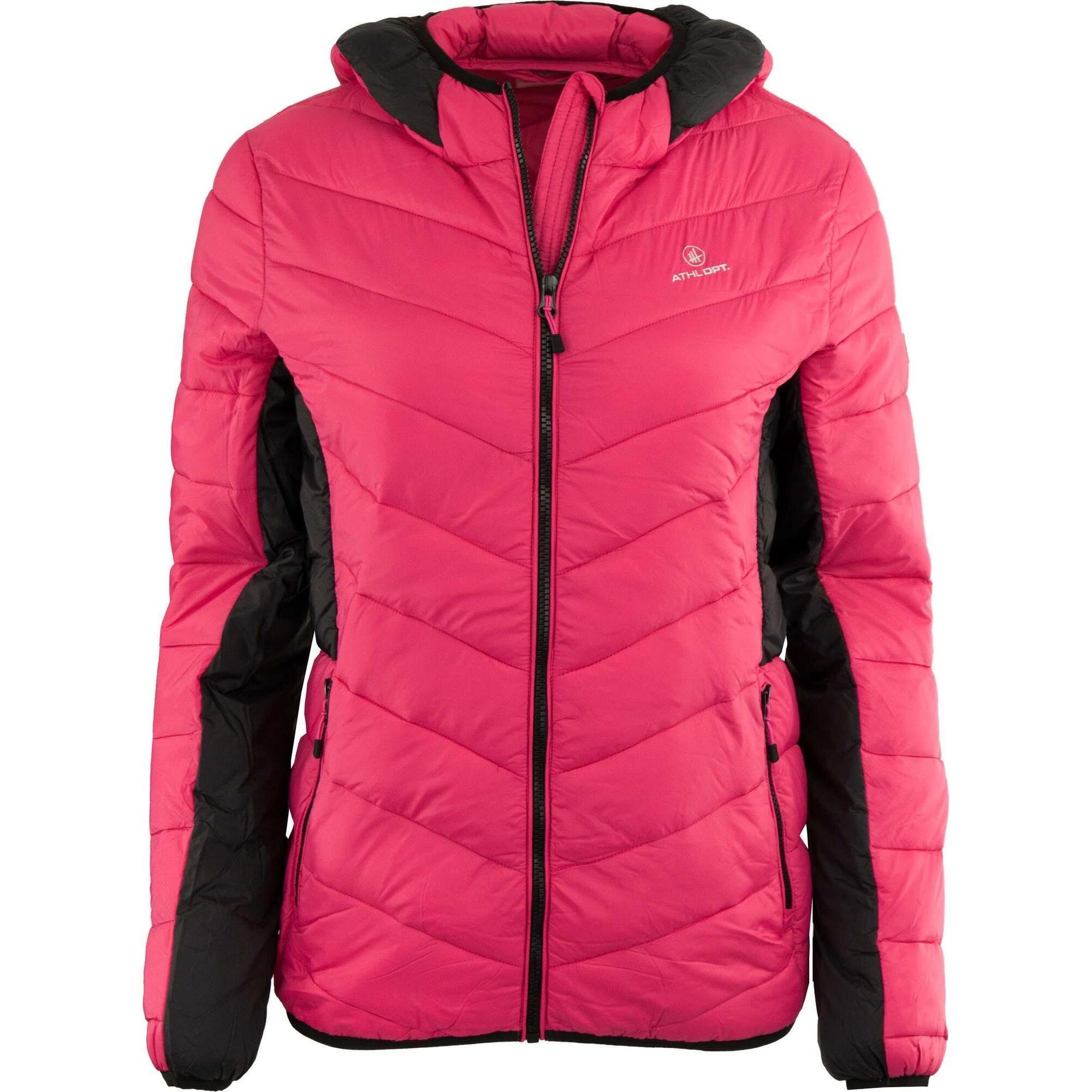 Damska kurtka zimowa Salome Athl DPT fuksja/czarny