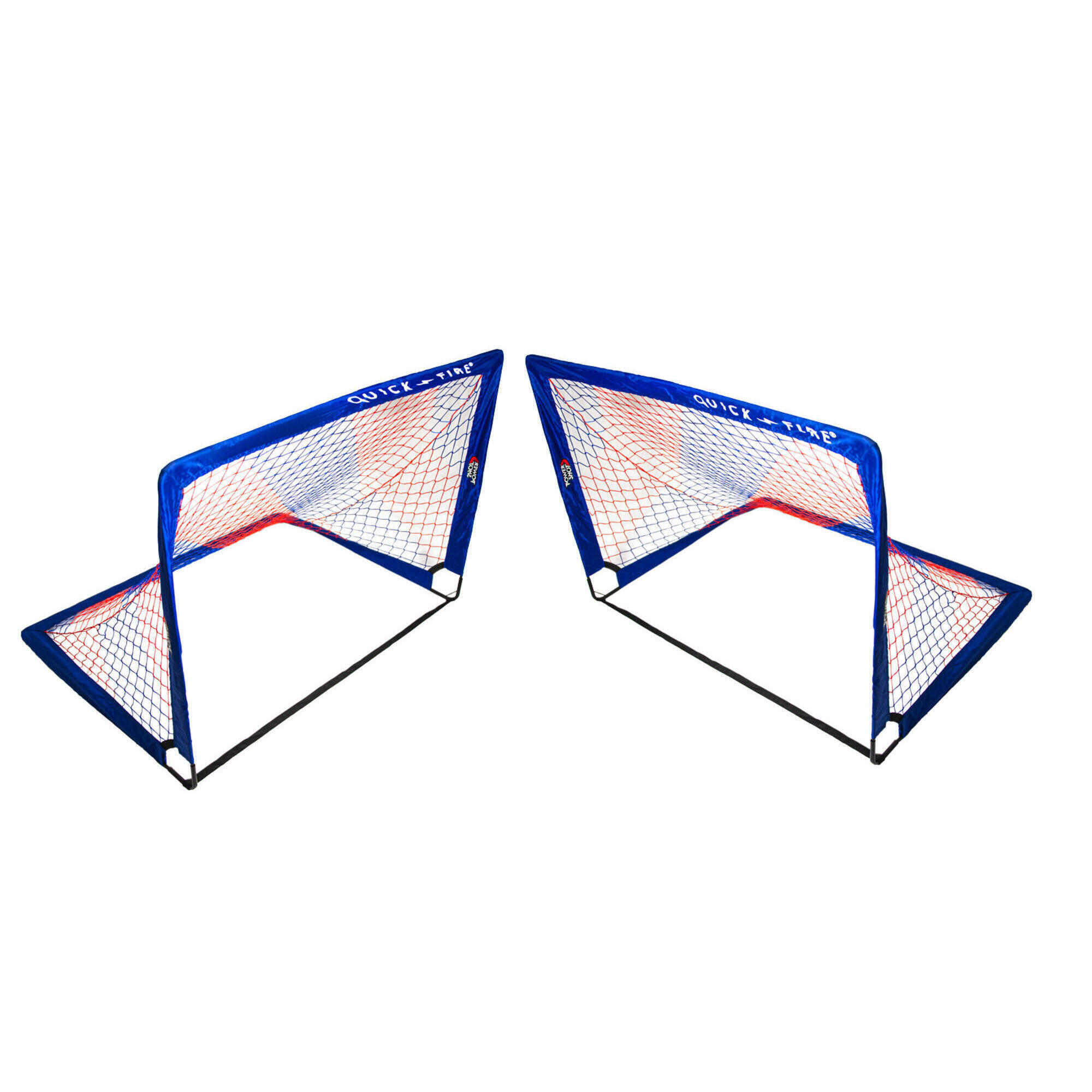 Para bramek POP UP 1,8 x 1,2 m niebieska/czerwona - POWERSHOT