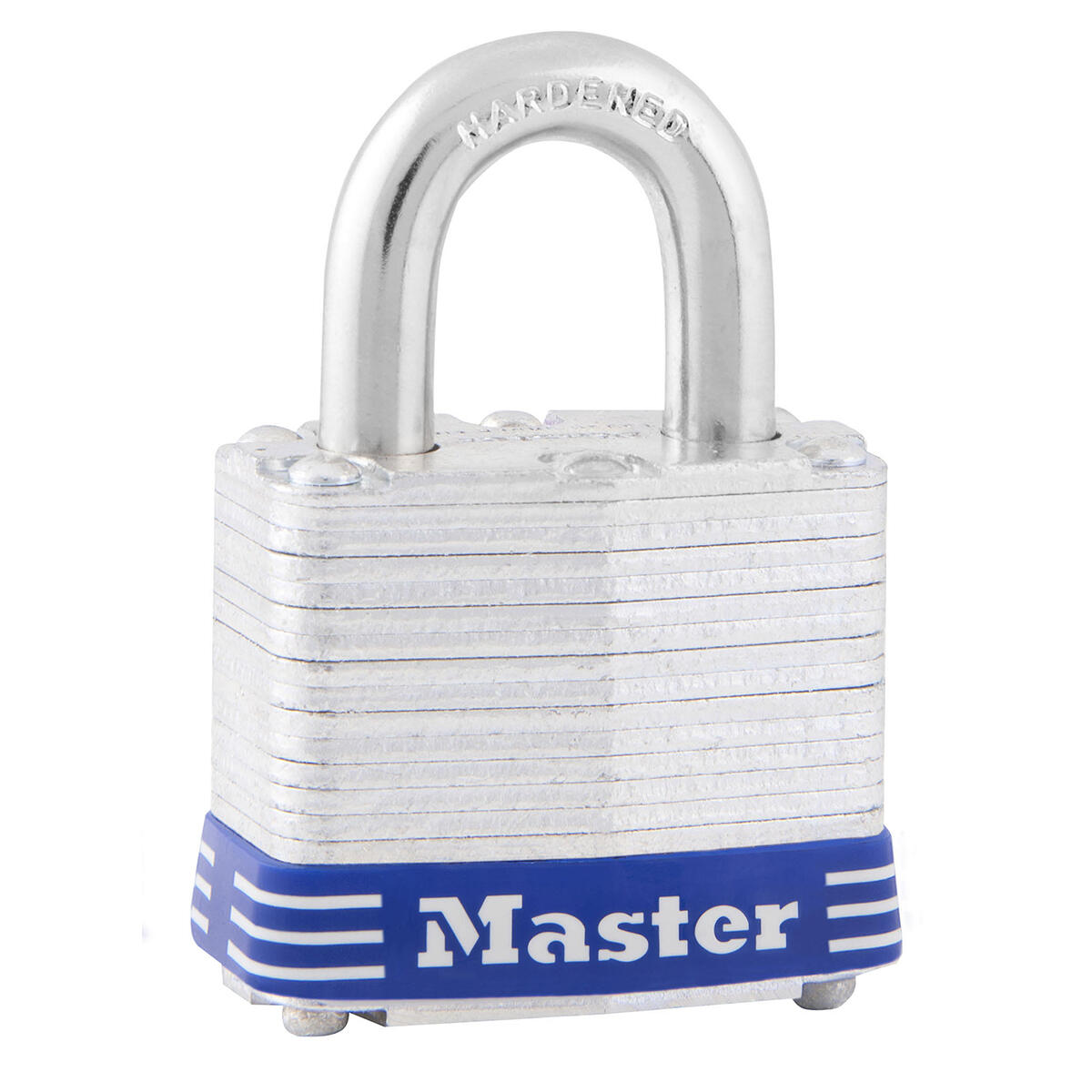 Kłódka laminowana Master Lock 3EURD na klucz, kolor szary, 5,9 x 4 x 2,1 cm