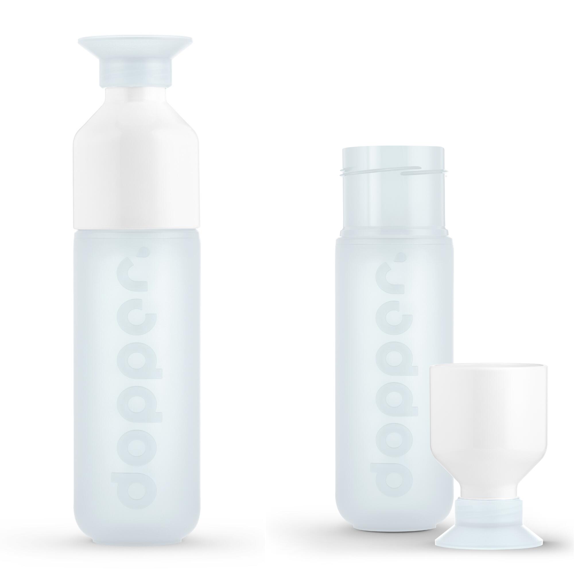 Butelka na wodę Dopper Original Pure White 450 ml z kubkiem