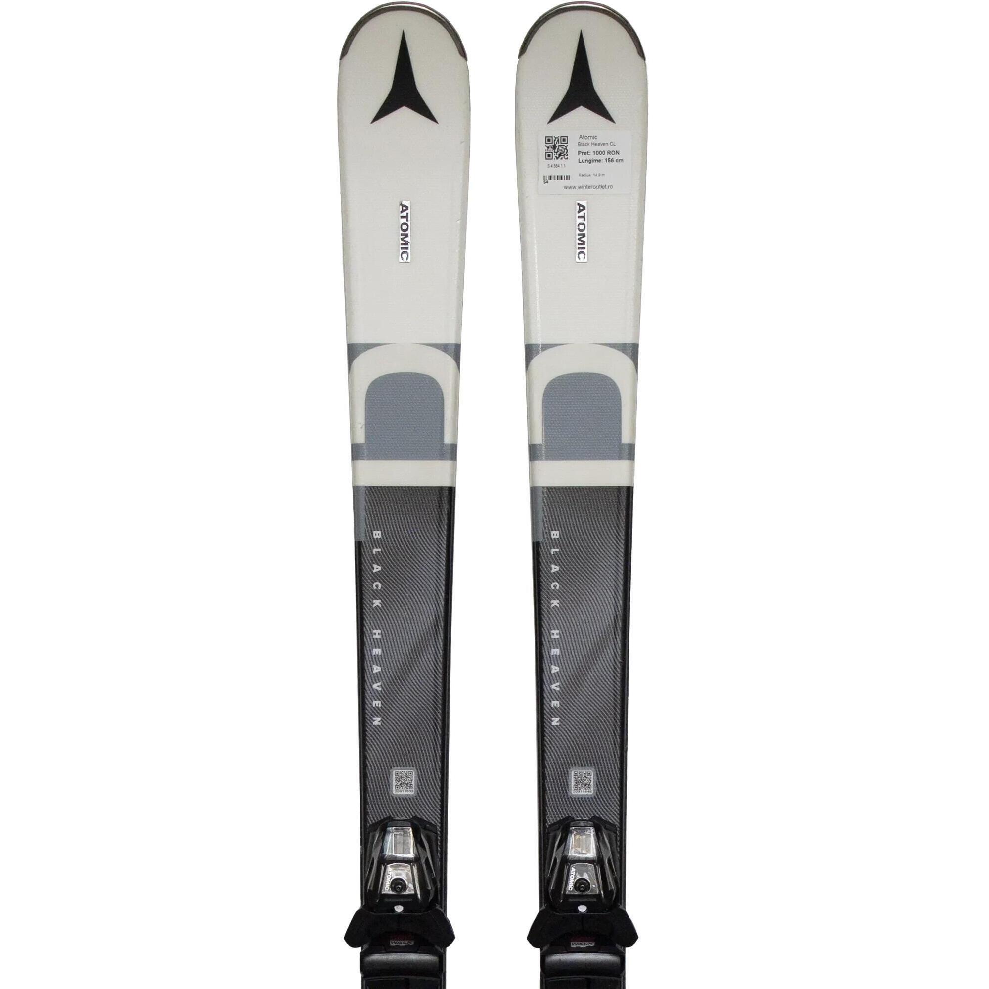 Second Life- Narty ATOMIC Black Heaven CL, 156 cm- Stan bardzo dobry