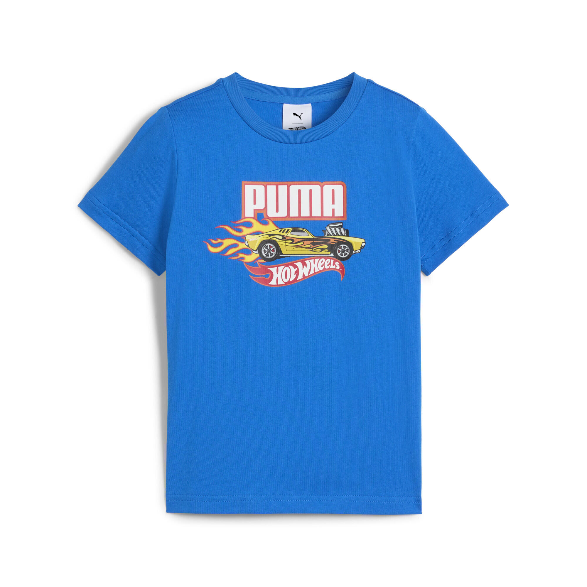 Dziecięca koszulka PUMA × HOT WHEELS™ z grafiką PUMA Team Royal Blue