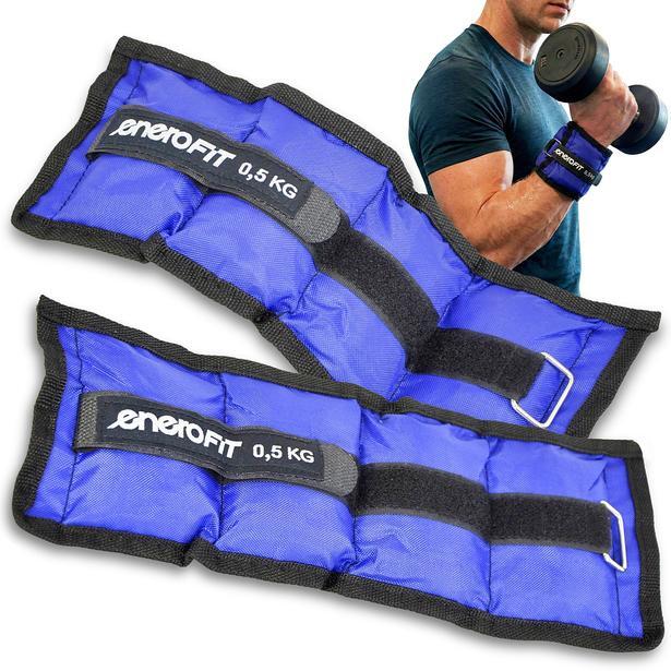 Hantle miękkie Enero Fit regulowane 2x0,5 kg