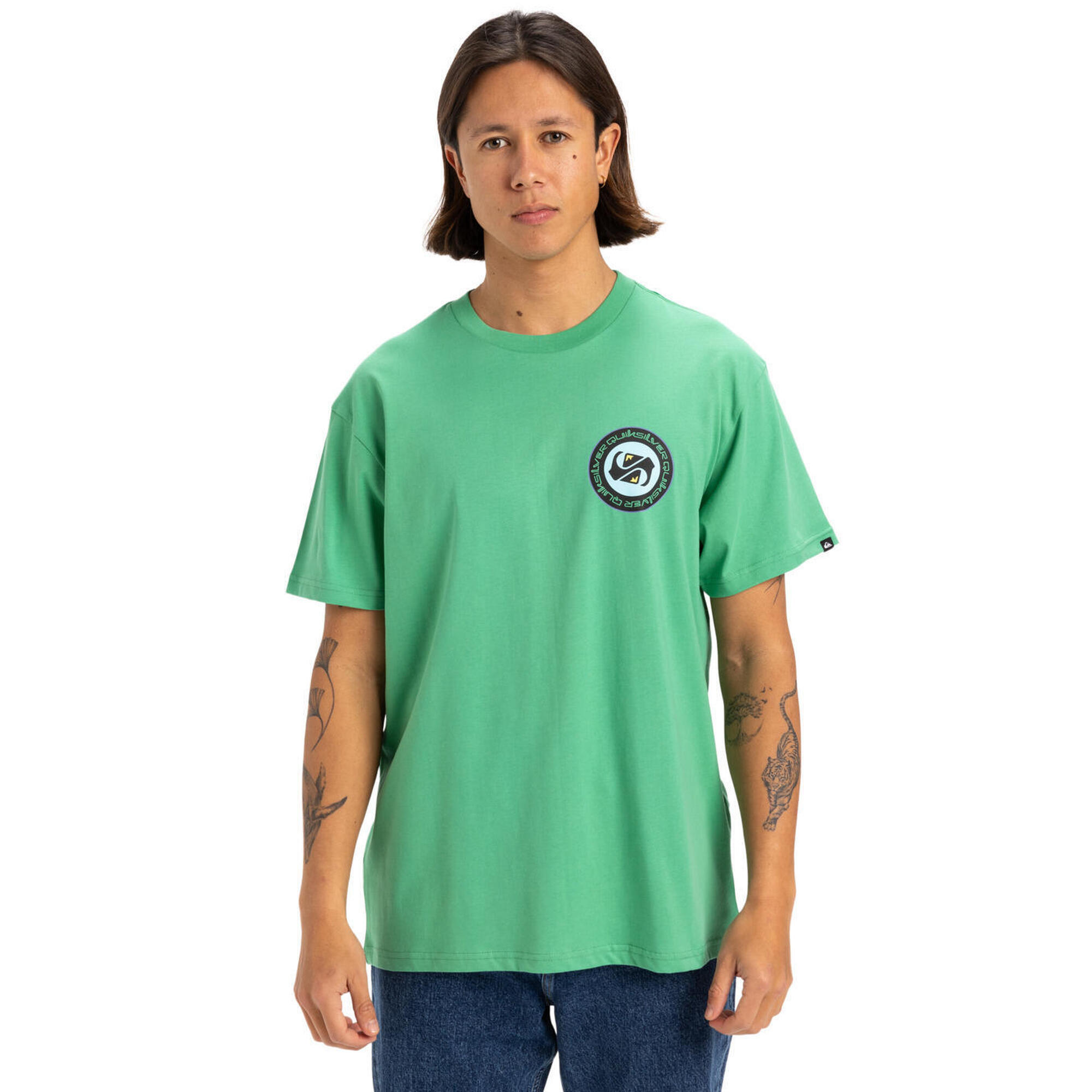 Koszulka z krótkim rękawem dla Mężczyzn CIRCLE BACK Zielony
