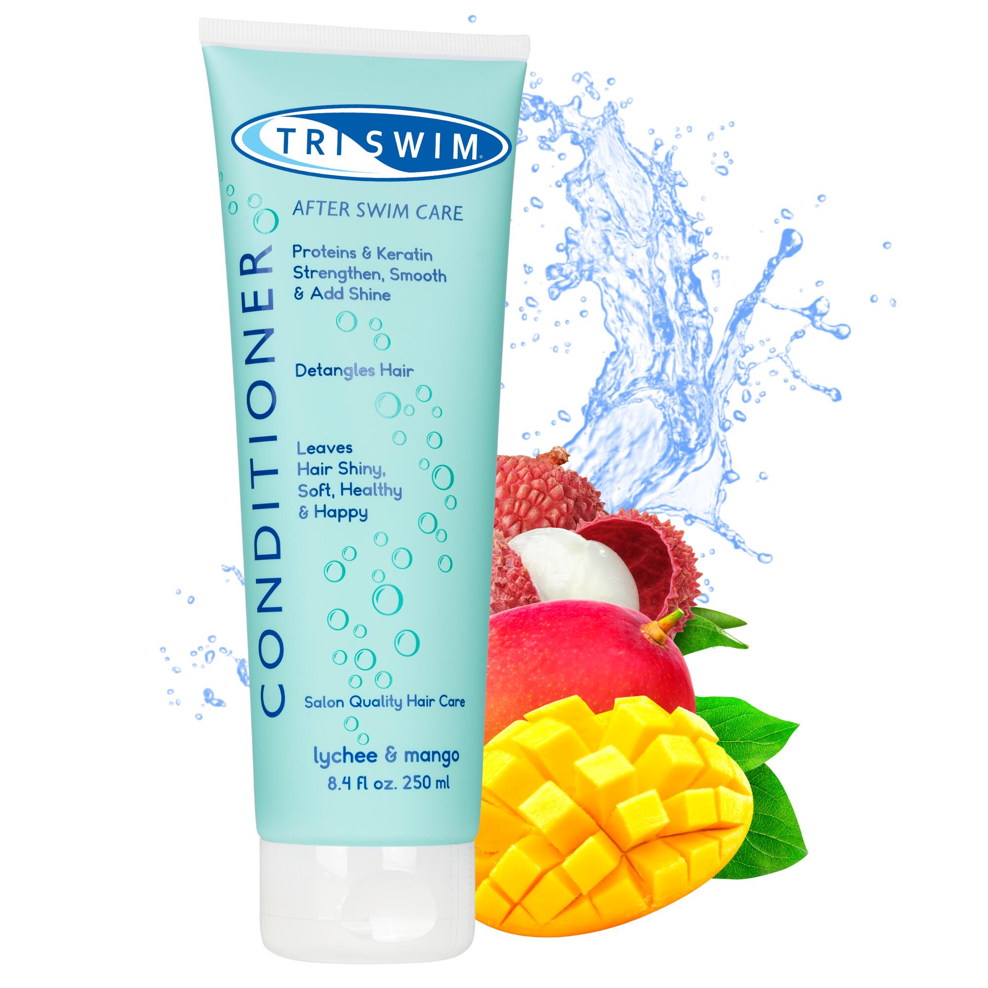 Regenerująca odżywka do włosów po pływaniu Zapach Liczi/Mango 250ml TRISWIM