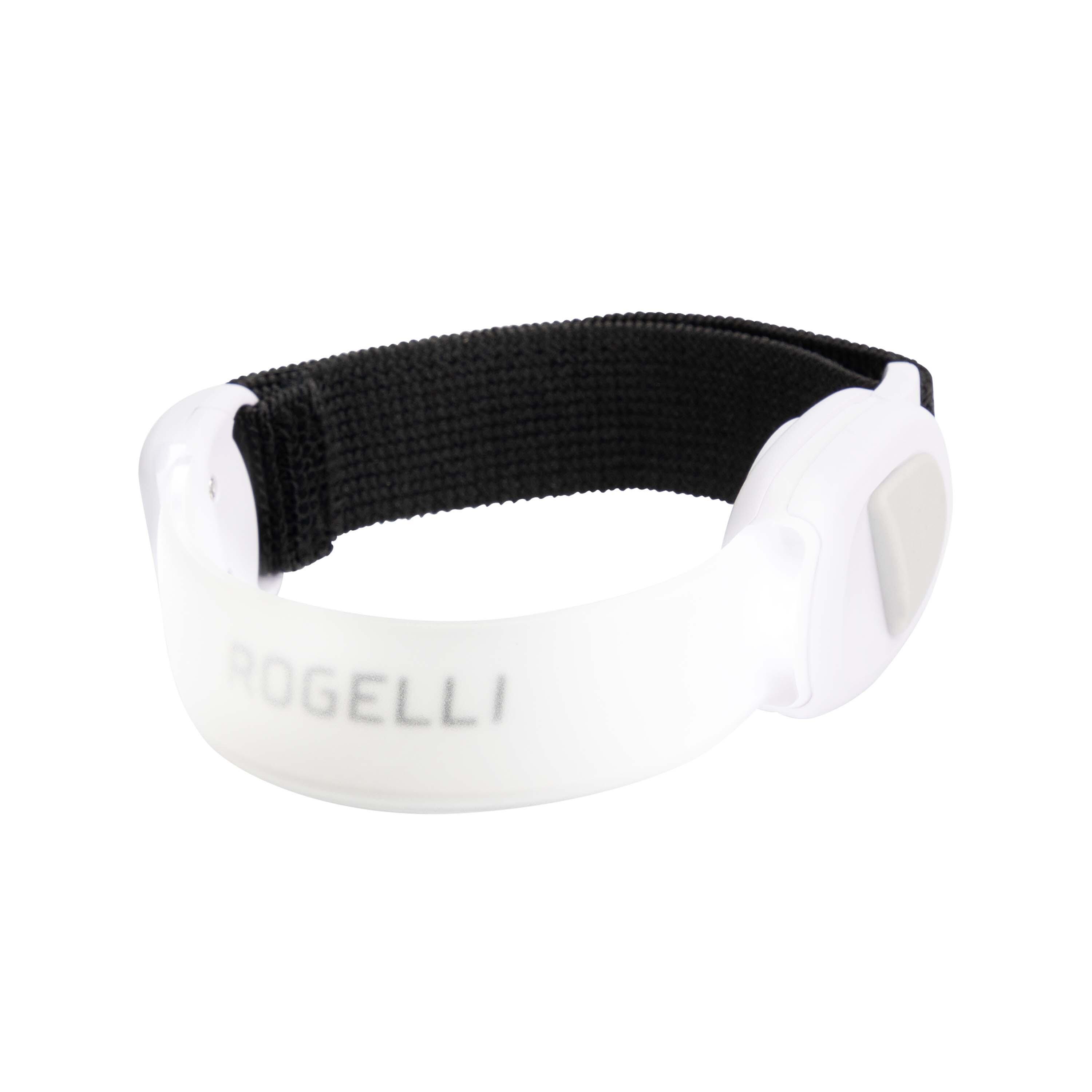 Ochronne światło Rogelli NEON LED ARMBAND z regulowanym paskiem na rękę