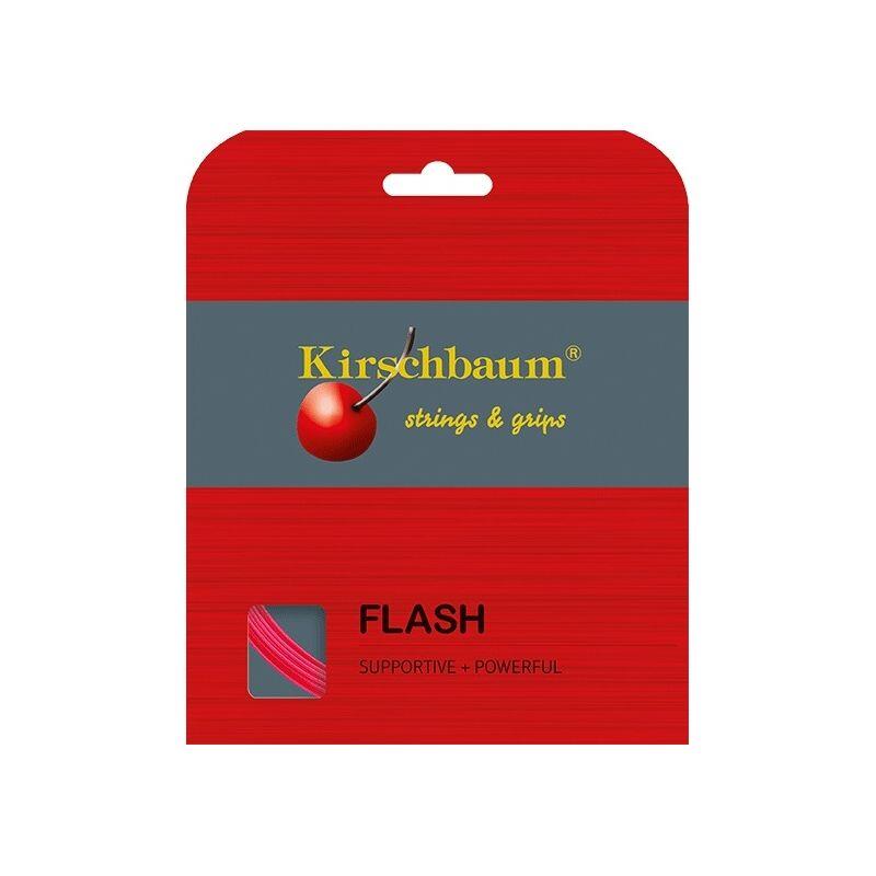Naciąg do tenisa Kirschbaum Flash Pink 1,25 mm 12 m