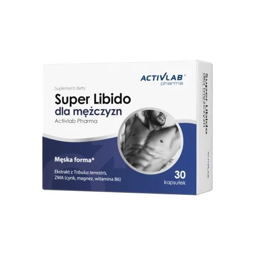 Tribulus terrestris cynk magnez Super Libido dla mężczyzn Activlab Pharma
