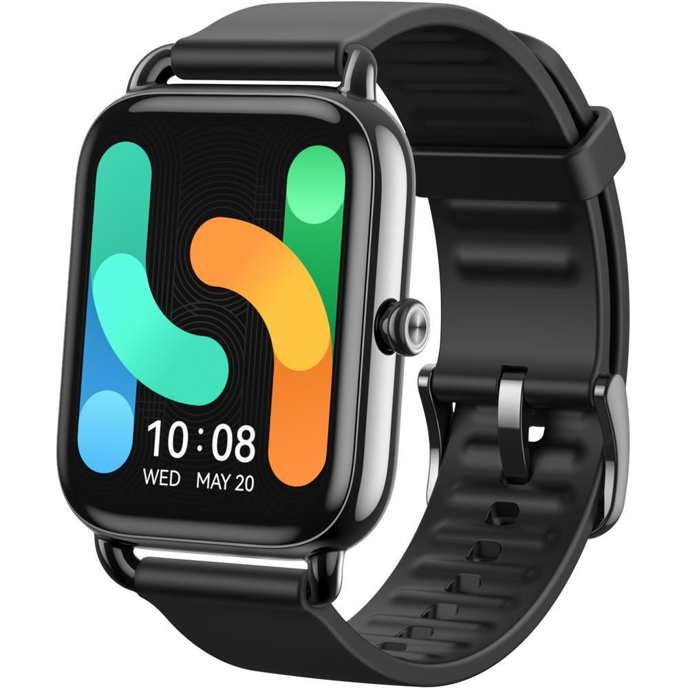 Smartwatch Haylou RS4 Plus LS11, Ecran AMOLED 1.78", Curea Silicon (Negru)